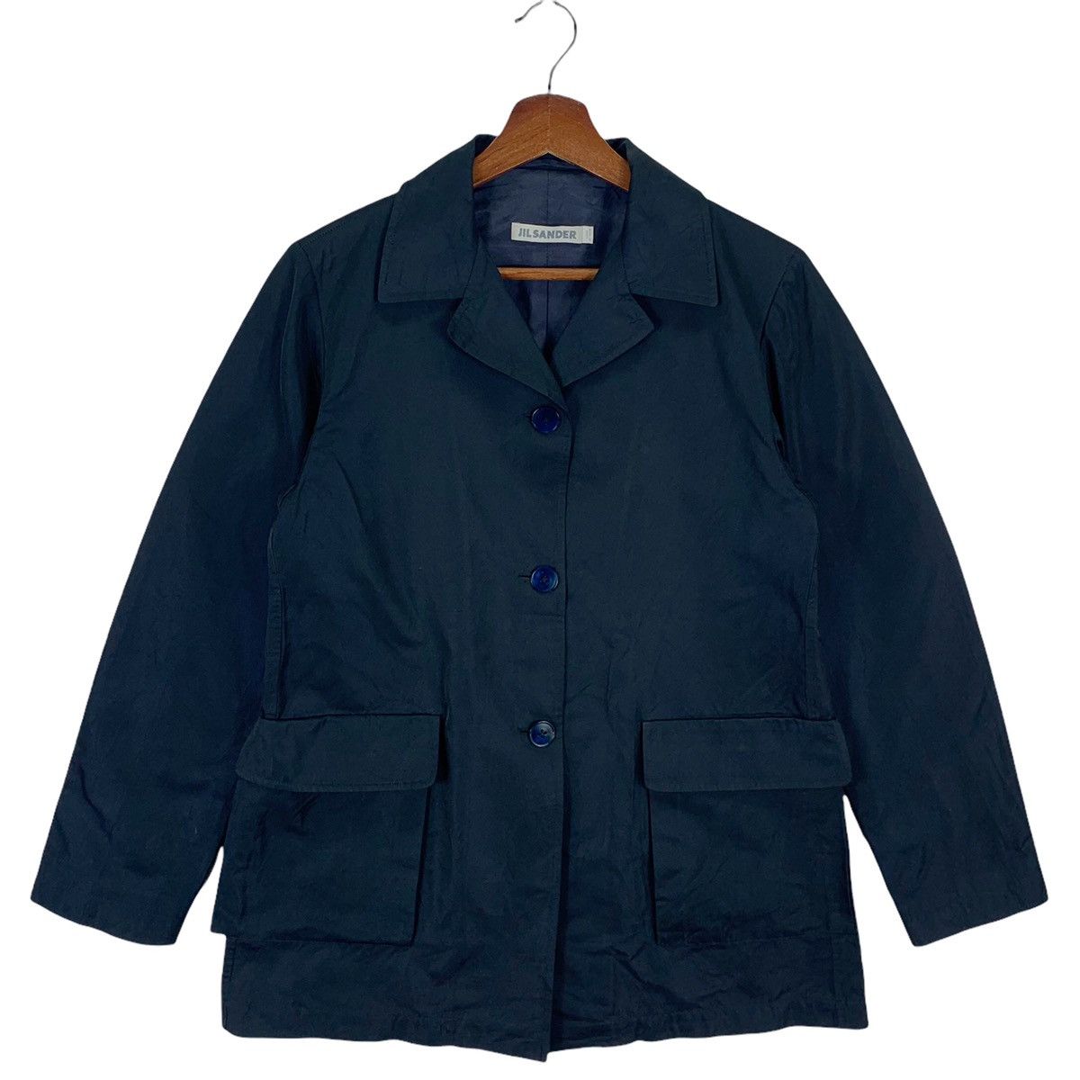 Designer × Fashion Victim × Jil Sander Vintage Jill Sander Germany Fashion Designer Coat Blazer Size 36S - 1 Thumbnail