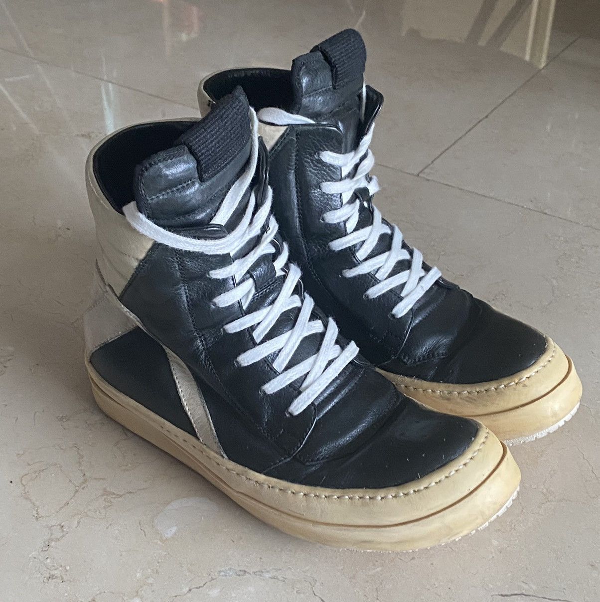 Rick Owens Rick Owens - short tongue geobasket eu38 | Grailed