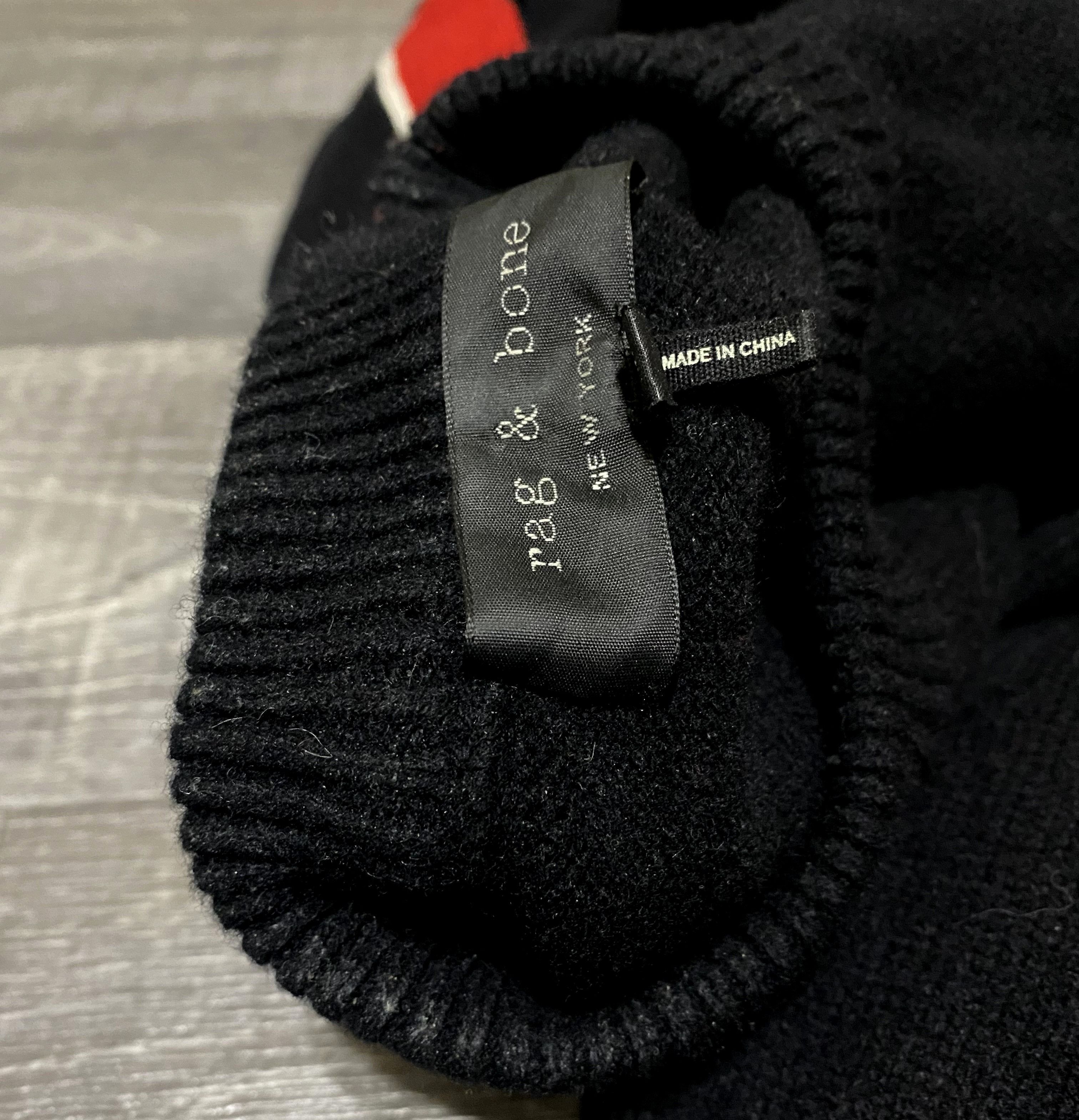 Rag & Bone Unisex Rag & Bone "Bombs" Thick Black Wool Sweater Size US M / EU 48-50 / 2 - 7 Thumbnail