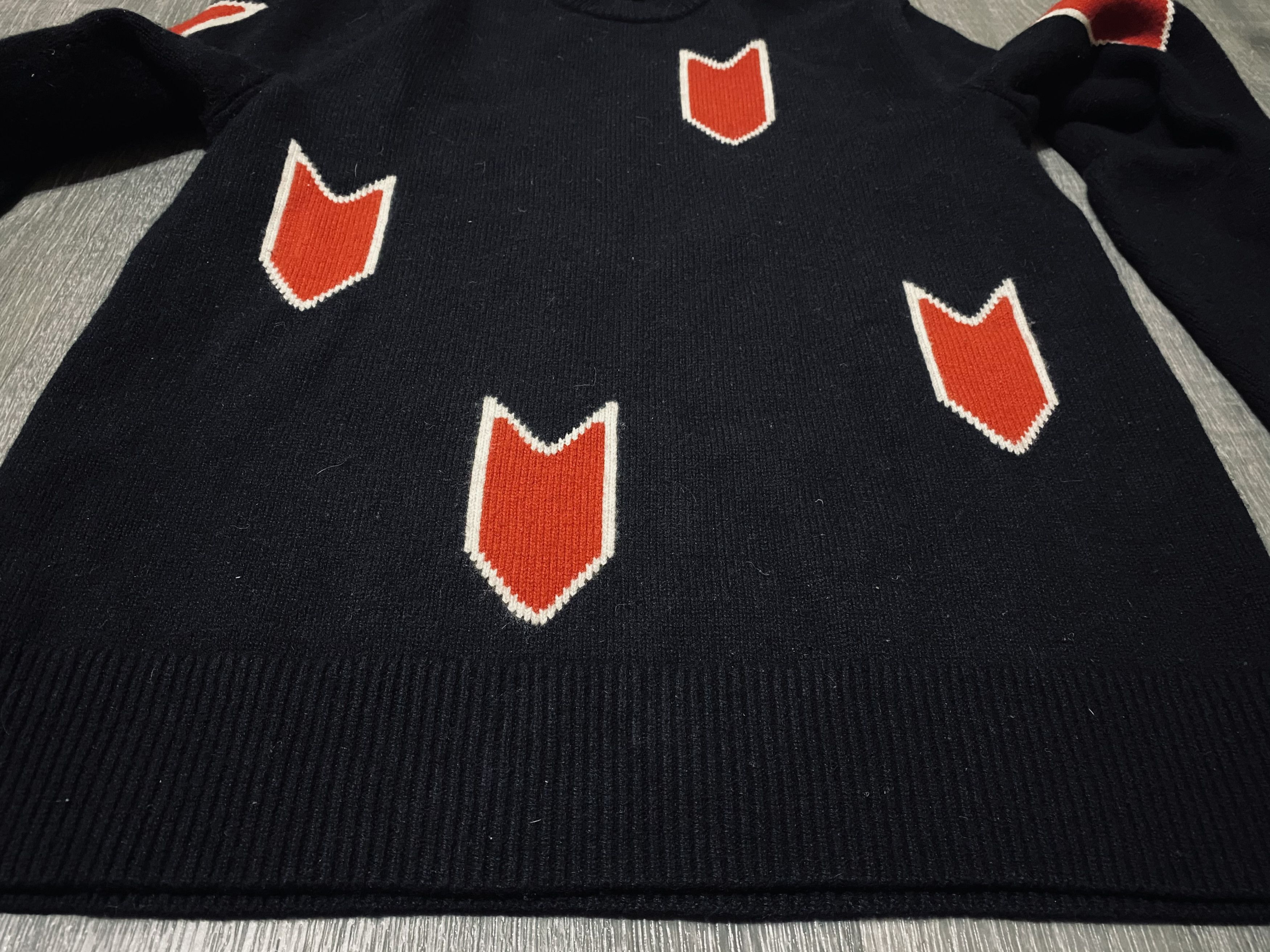 Rag & Bone Unisex Rag & Bone "Bombs" Thick Black Wool Sweater Size US M / EU 48-50 / 2 - 5 Thumbnail