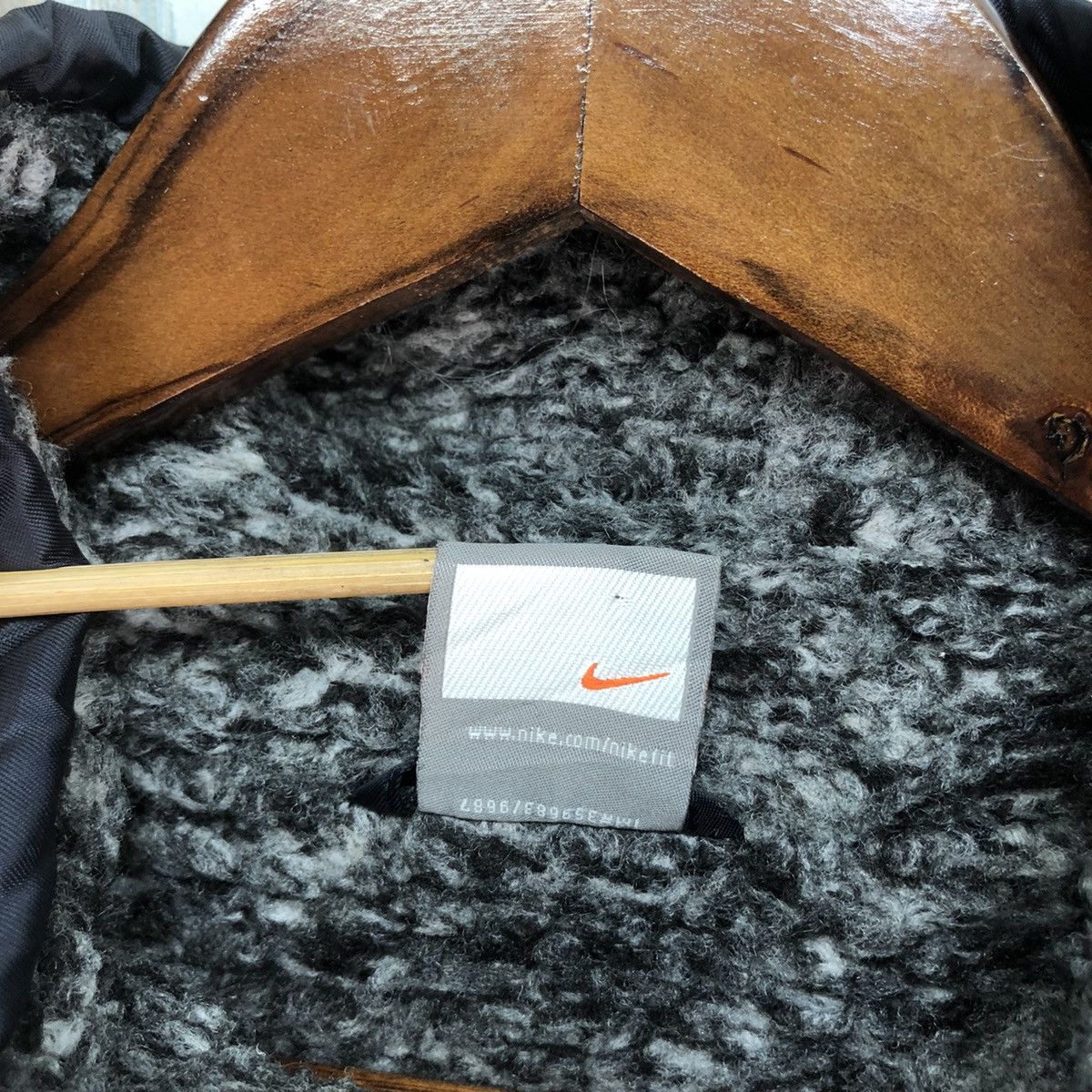 Nike × Vintage Vintage Nike Big Logo Long Jacket Size US L / EU 52-54 / 3 - 9 Thumbnail