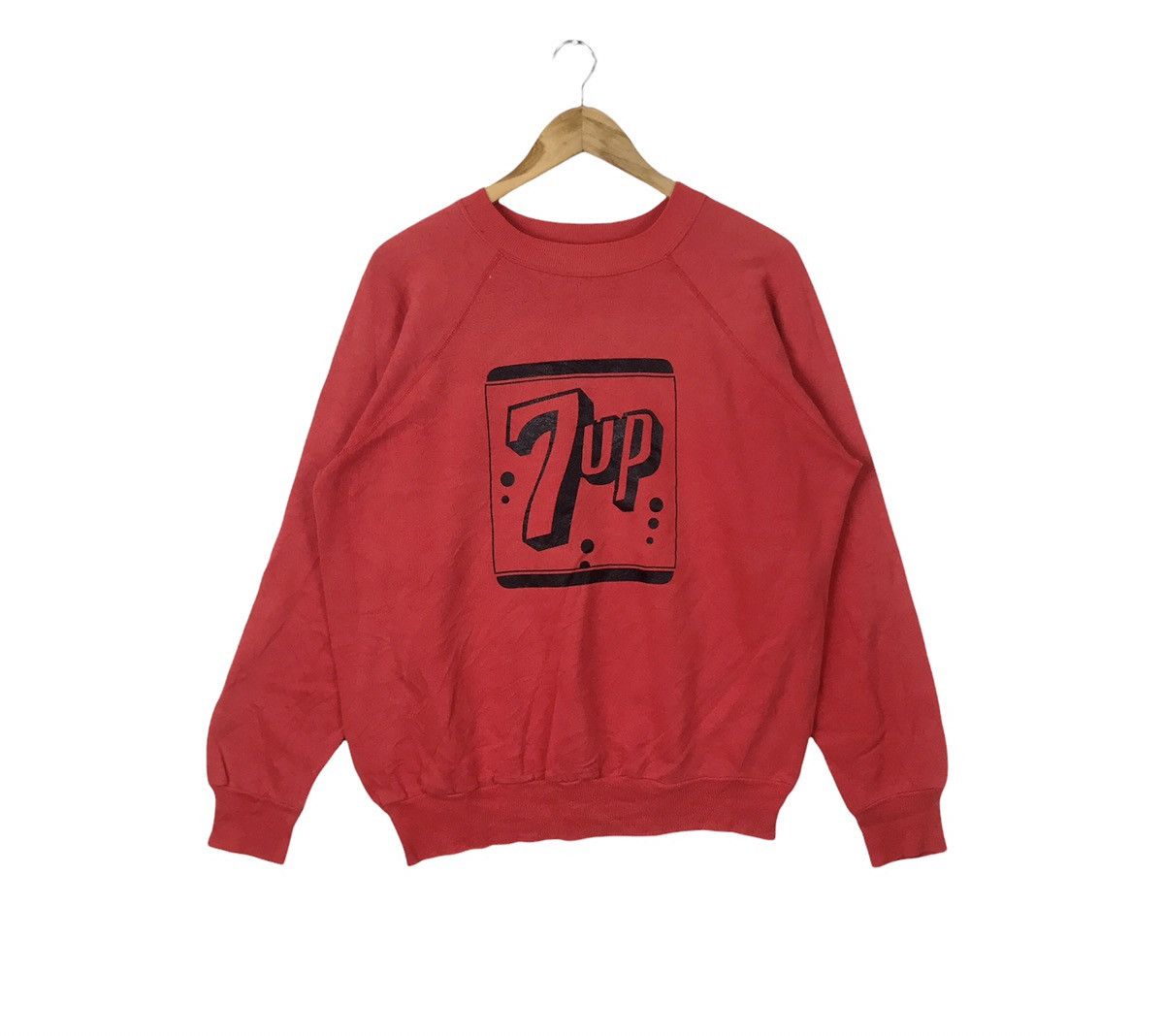 Vintage Soft Drink 7UP Crewneck Sweatshirt Made in Usa