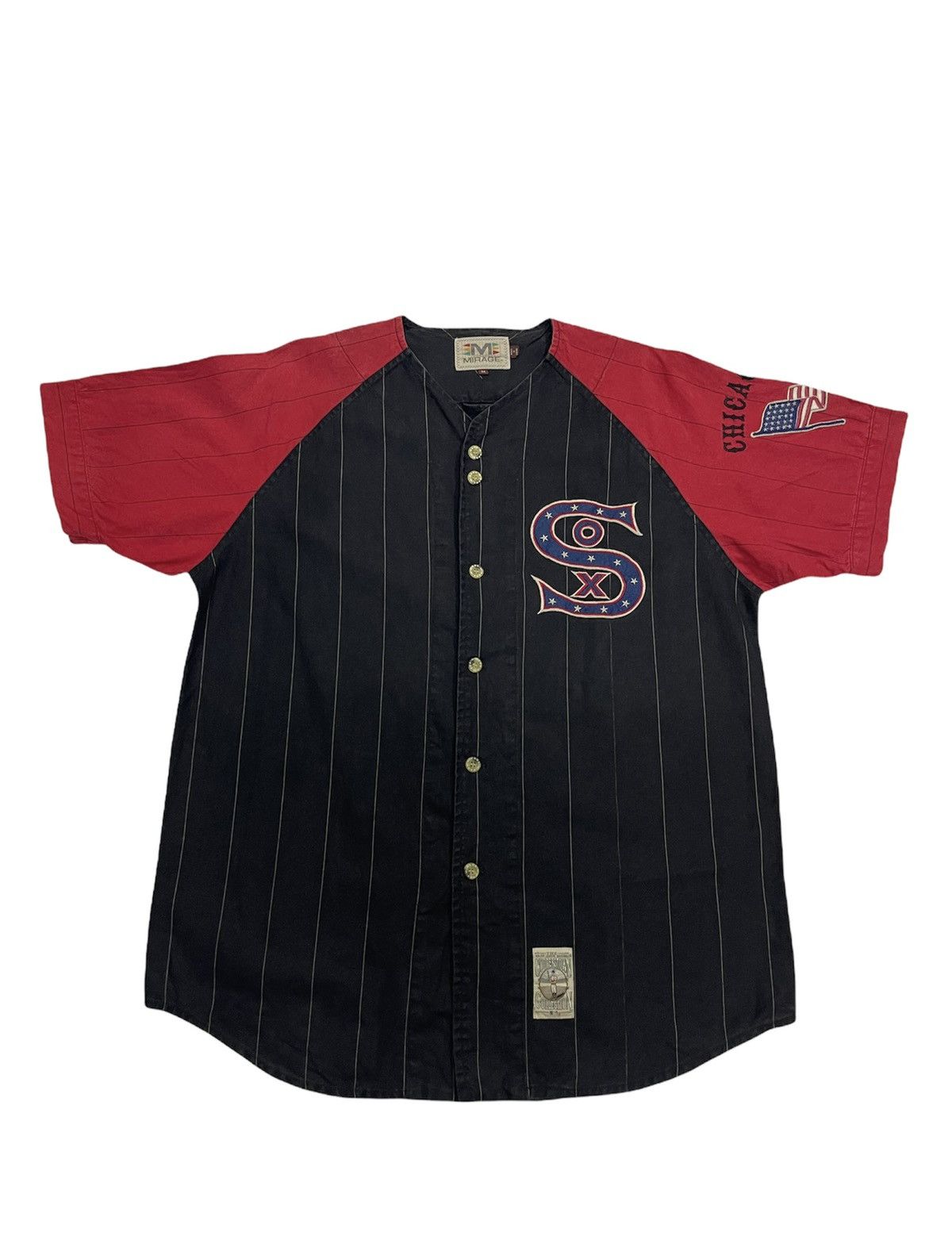 MIRAGE First String RED SOX ベースボールシャツ 00s MIRAGE first