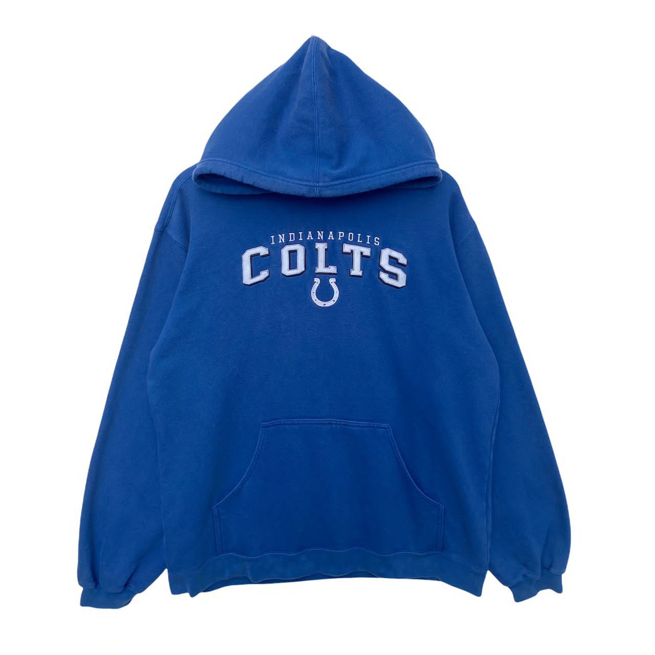 INDIANAPOLIS COLTS HOODIE EXTRA LARGE PULLOVER JUMPER BLUE