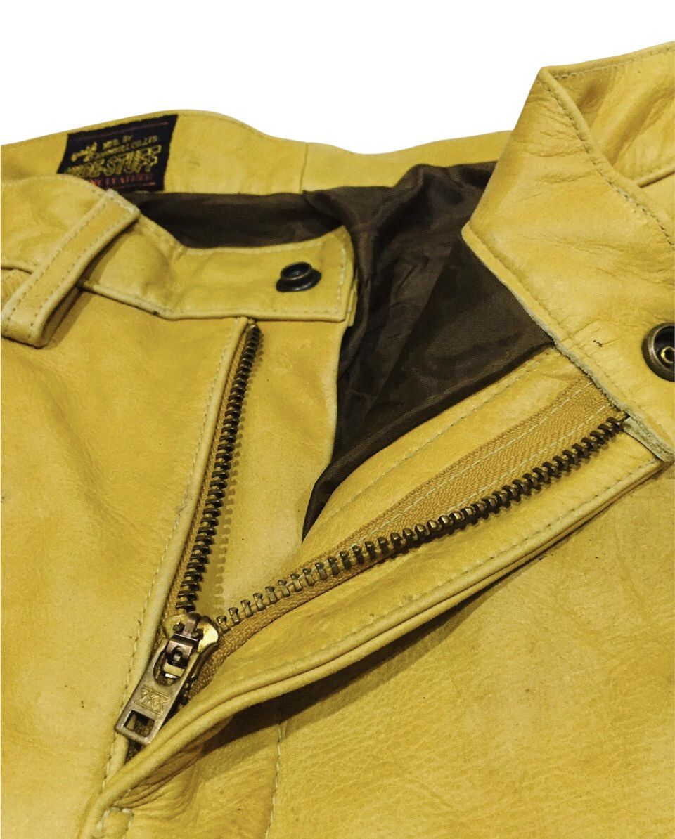 Genuine Leather × Johnbull × Vintage VTG John Bull Hide Stuff Trousers Leather Size US 31 - 10 Thumbnail