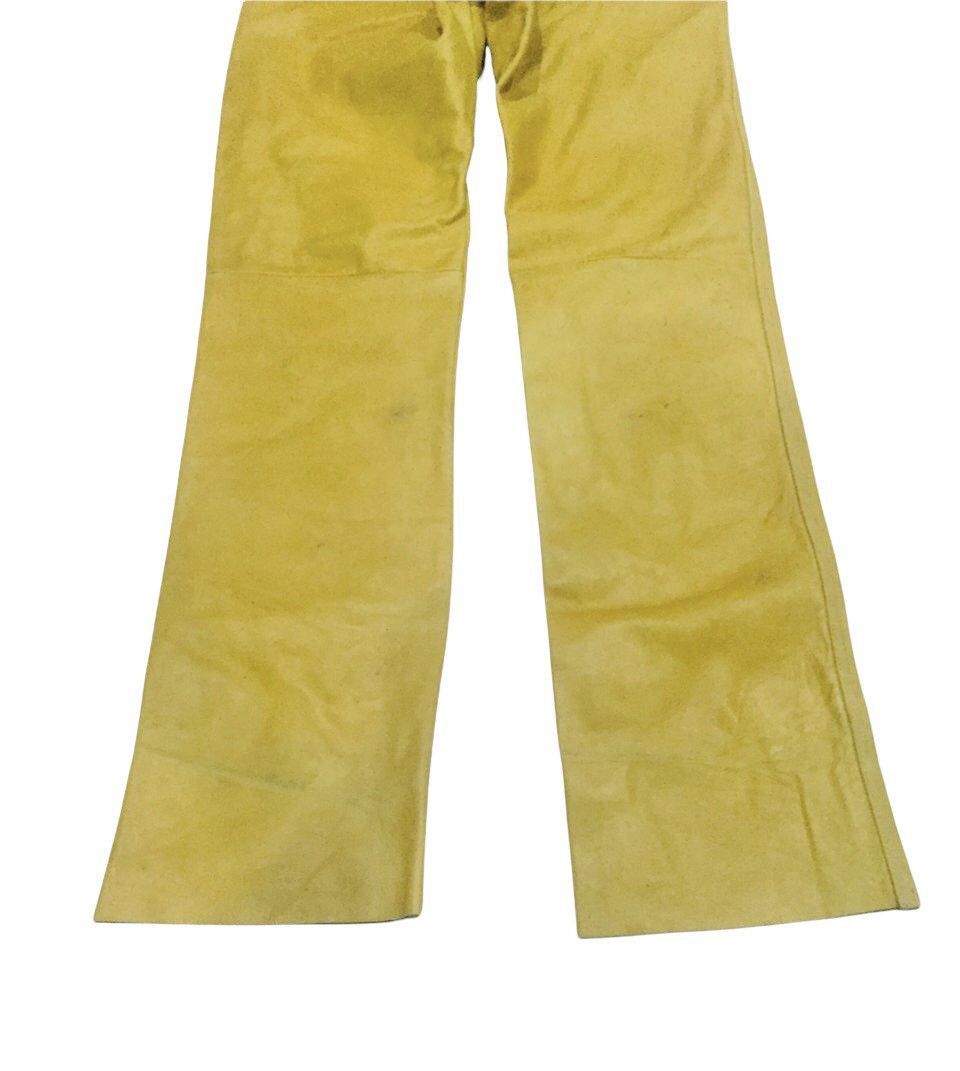 Genuine Leather × Johnbull × Vintage VTG John Bull Hide Stuff Trousers Leather Size US 31 - 8 Thumbnail