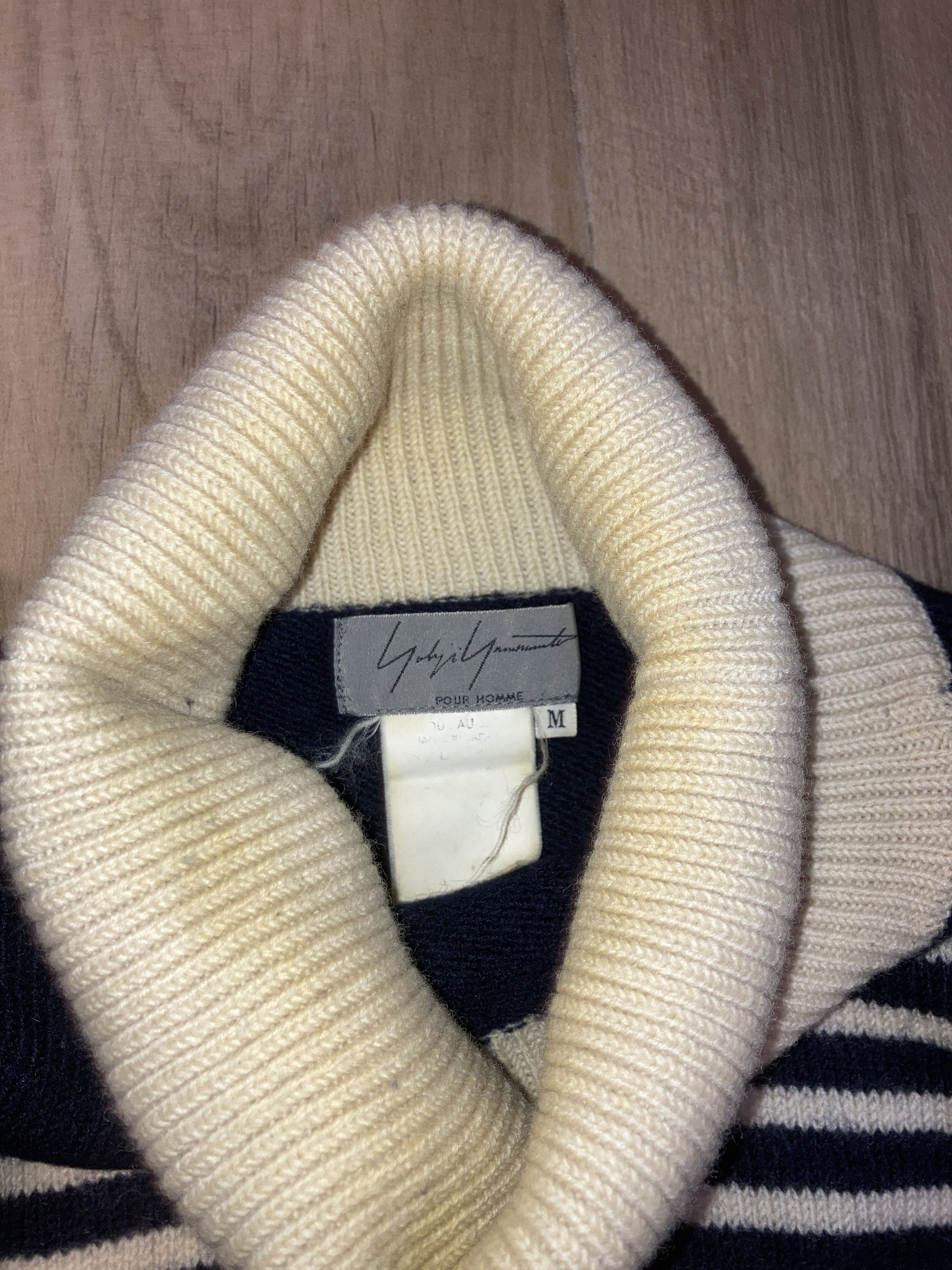 Yohji Yamamoto 90's turtle-neck Knitted Sweater FW 1993 90s yohji