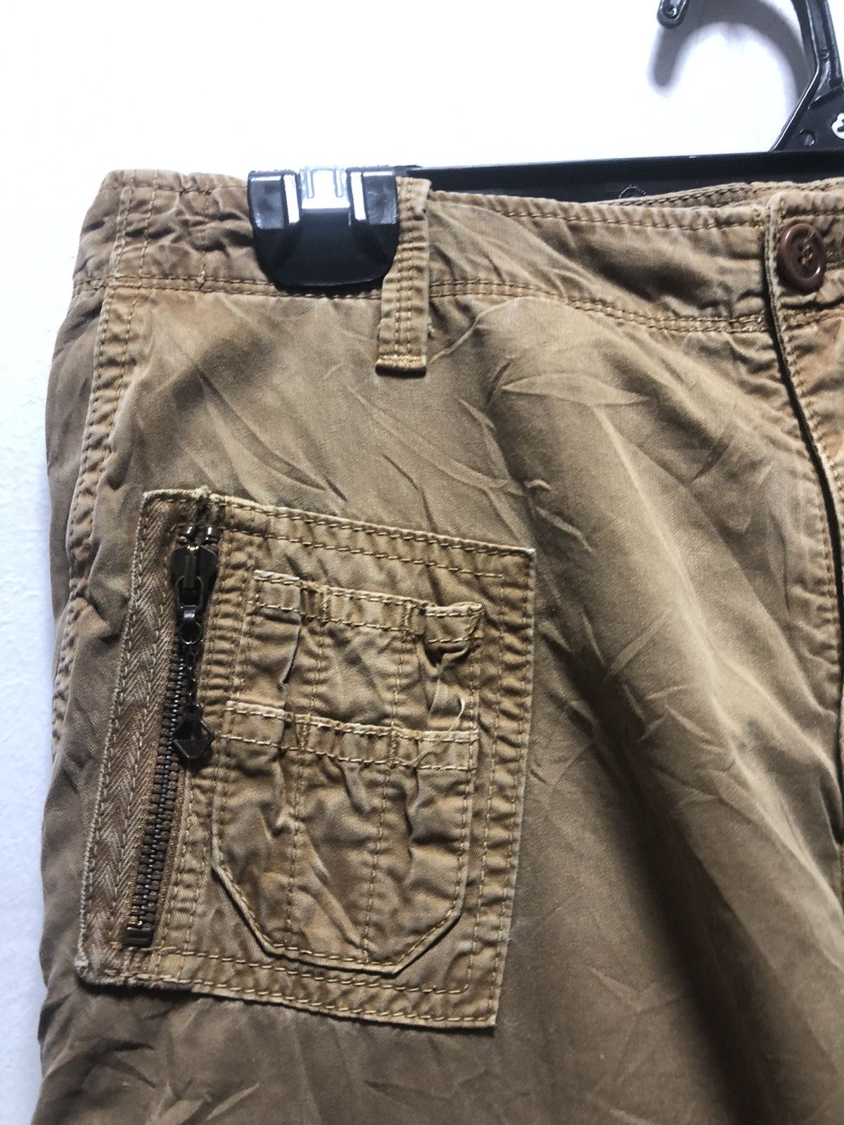 Diesel DIESEL Cargo Pants Phantom Regular Fit Size US 29 - 2 Thumbnail
