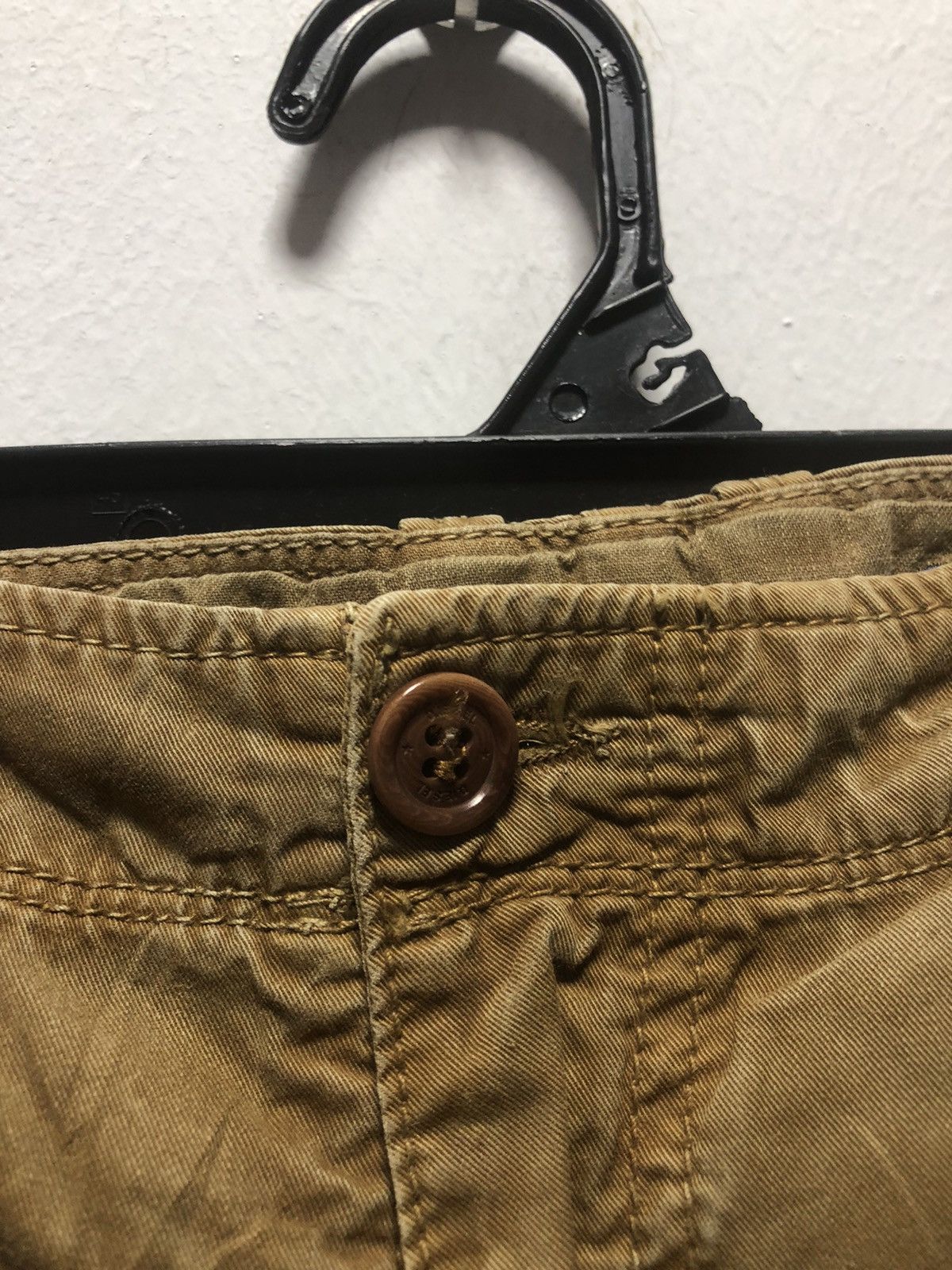 Diesel DIESEL Cargo Pants Phantom Regular Fit Size US 29 - 3 Thumbnail