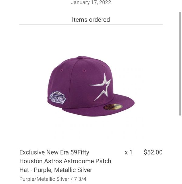 Selena Astros New Era Fitted Hat comes with 1 free mystery pin