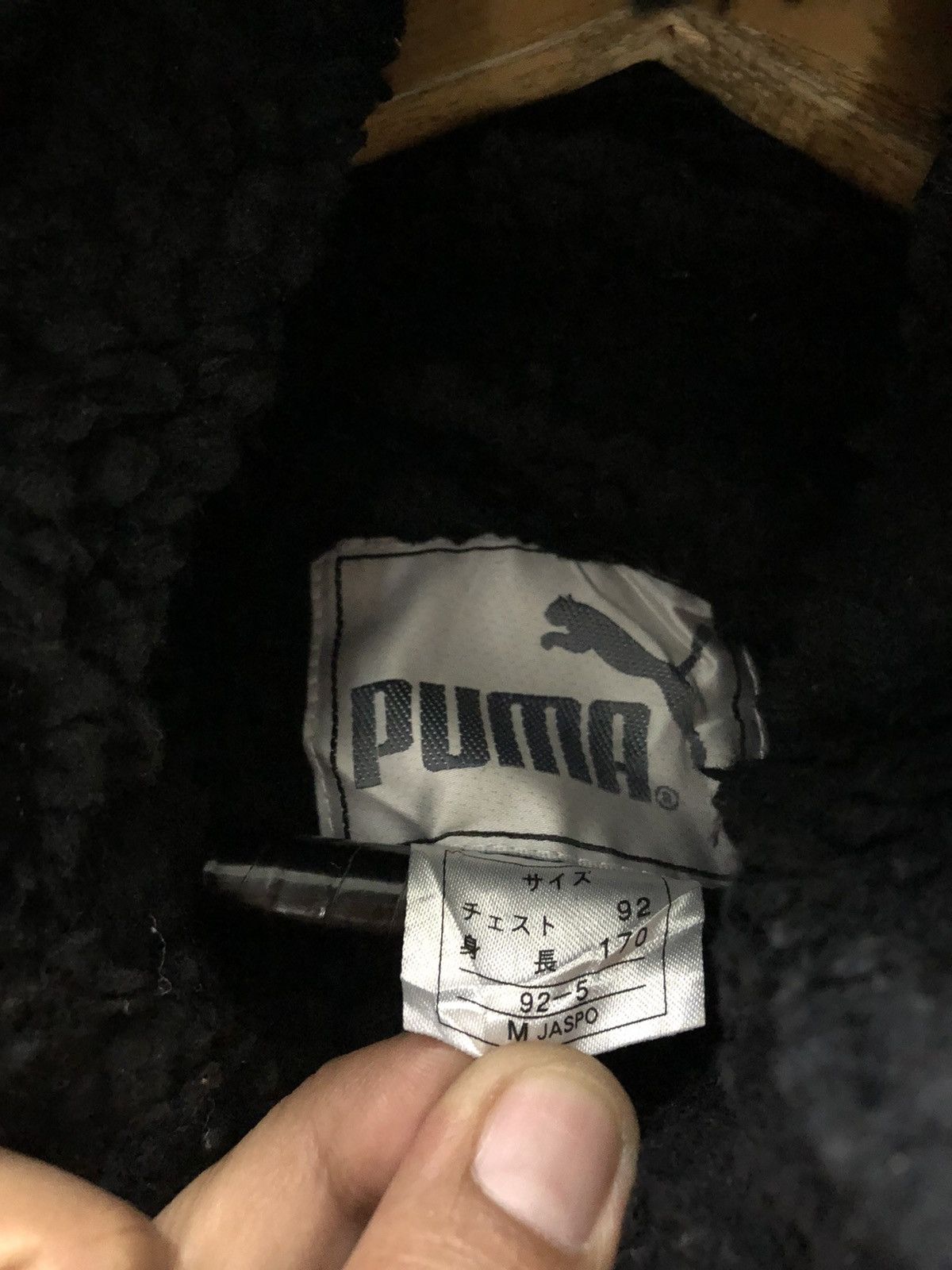 Vintage Puma Big Logo Long Hoodie Jacket
