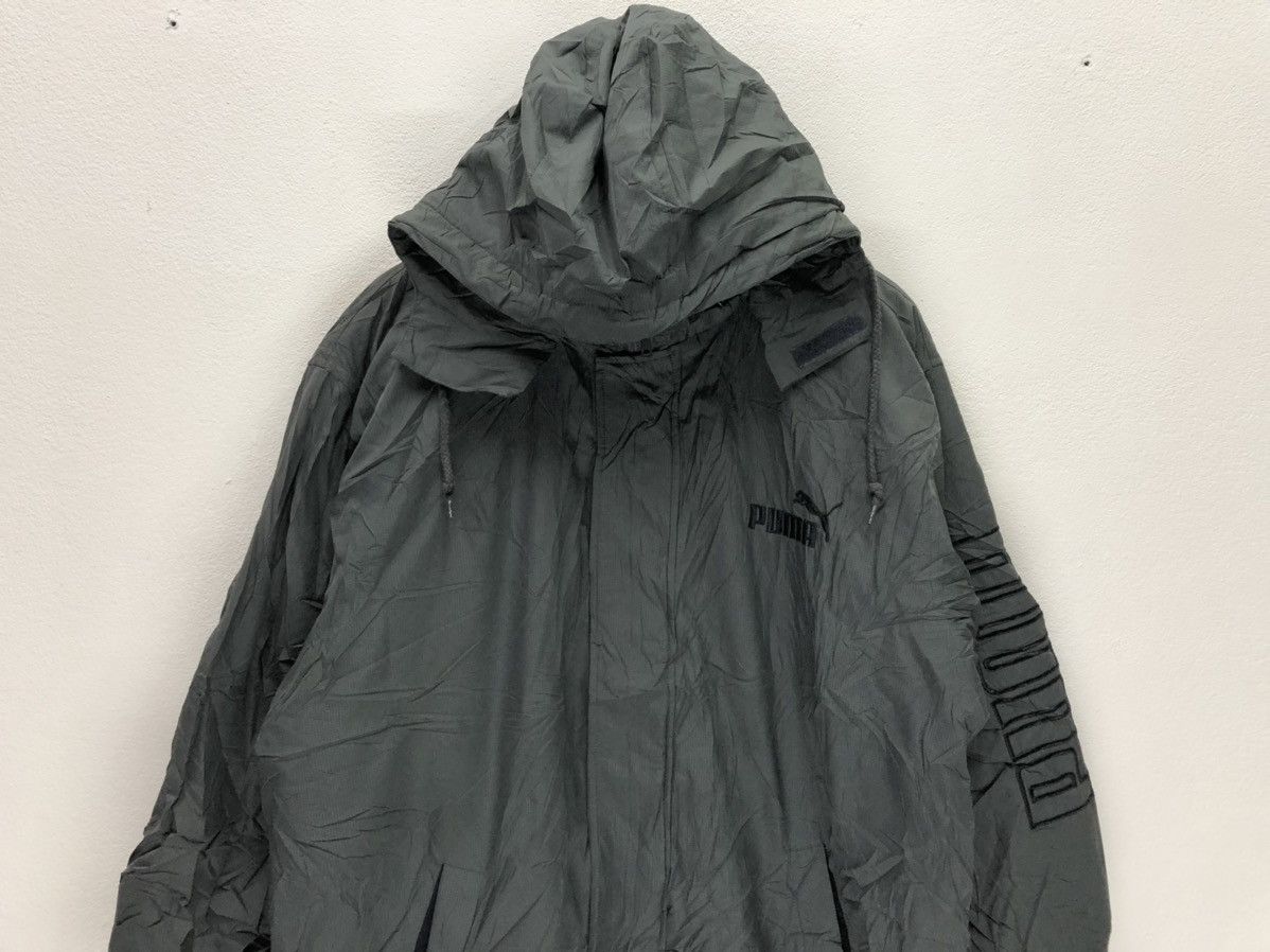Vintage Puma Big Logo Long Hoodie Jacket