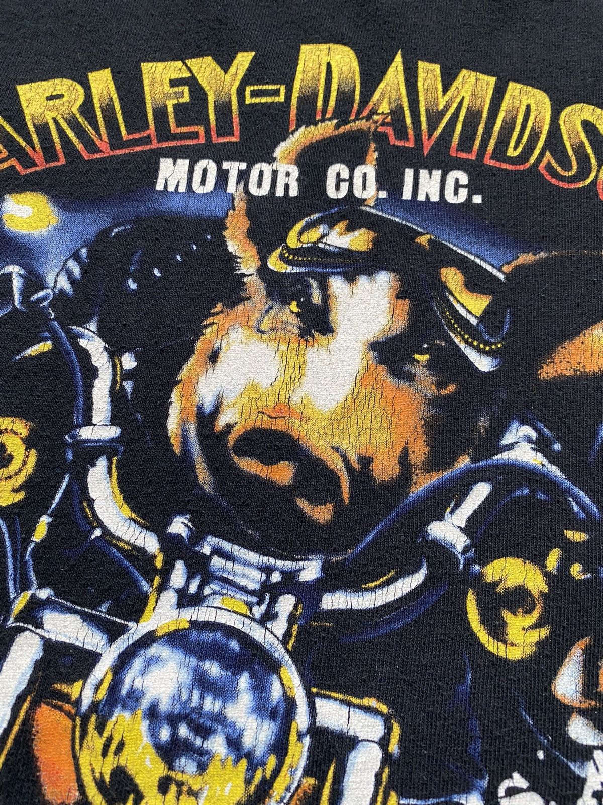 Harley Davidson Vintage Harley Davidson Hawg Hog T Shirt Tee Y2K 3D Emblem Size US L / EU 52-54 / 3 - 3 Thumbnail