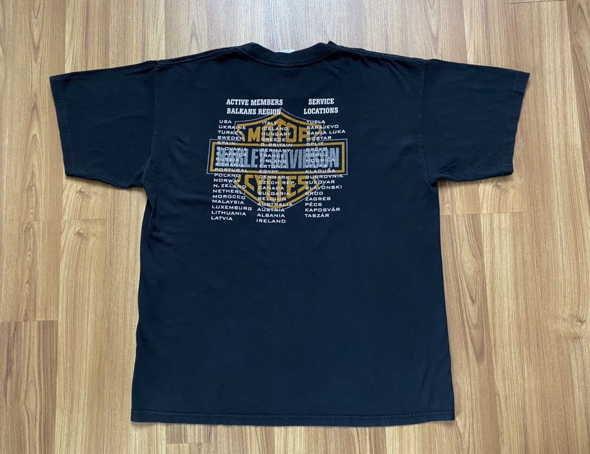Harley Davidson Vintage Harley Davidson Hawg Hog T Shirt Tee Y2K 3D Emblem Size US L / EU 52-54 / 3 - 4 Thumbnail