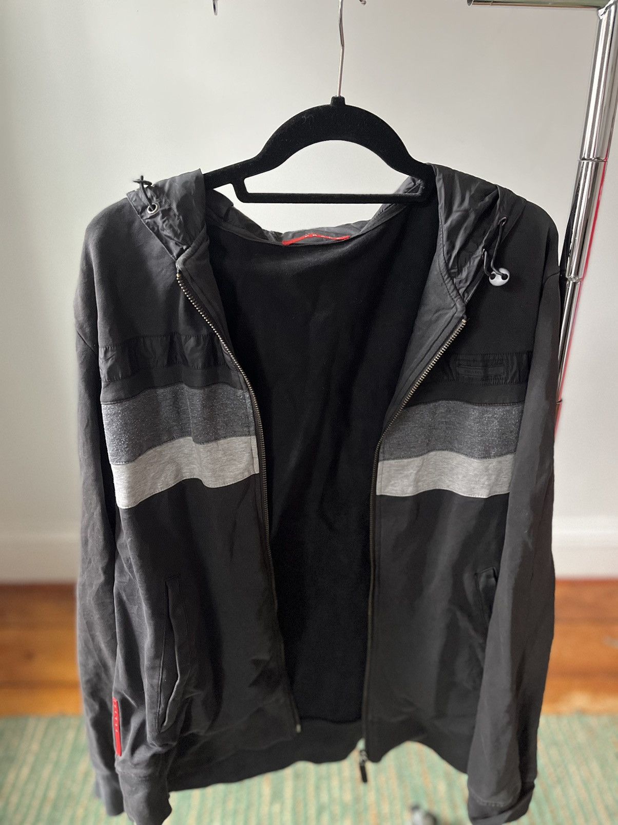 Vintage Prada Milano Zip Up Hoodie