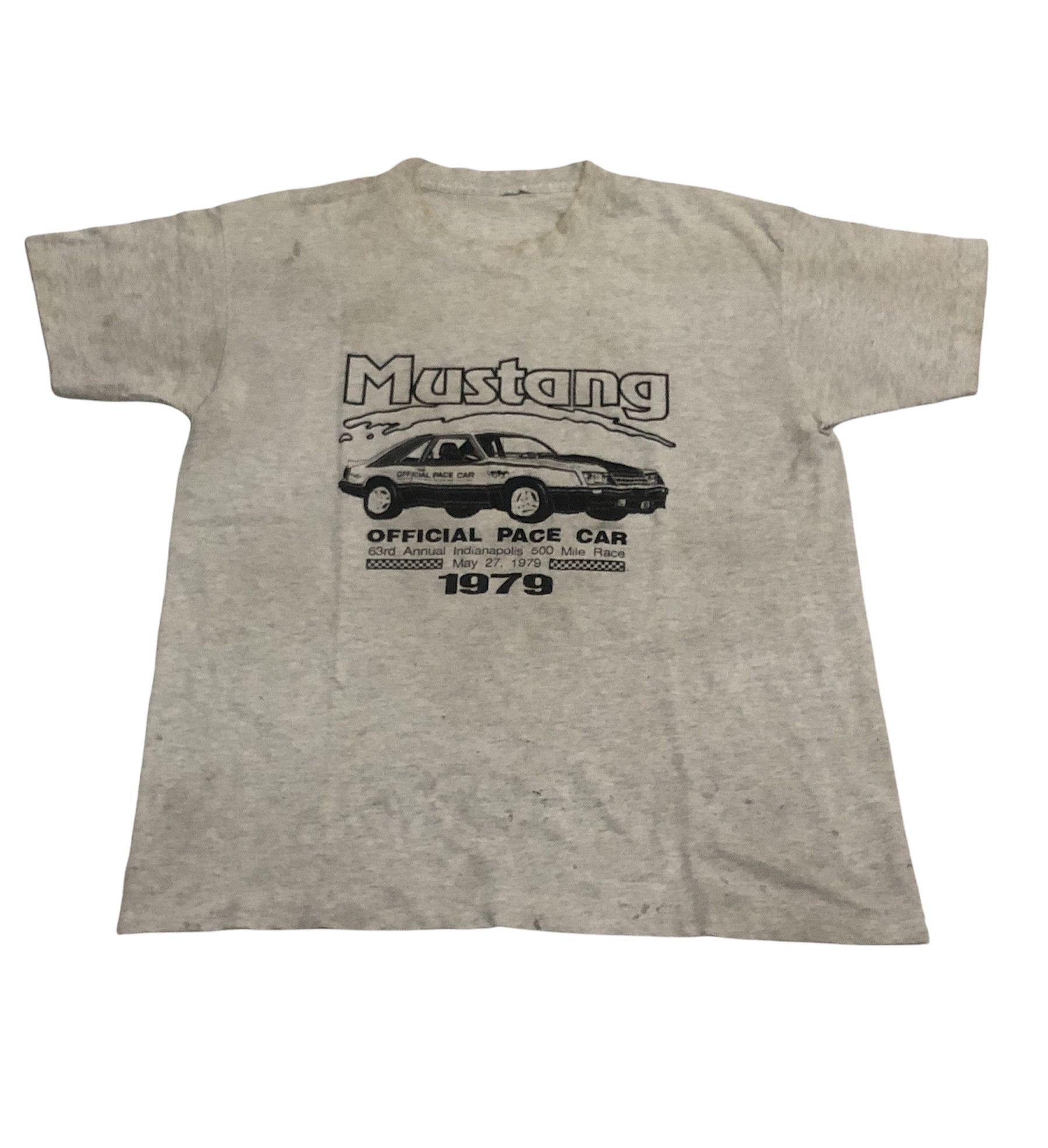 Ford × Mustang × Vintage Vintage Rare Ford Mustang Distressed/Very Worn Tshirt Size US L / EU 52-54 / 3 - 1 Thumbnail