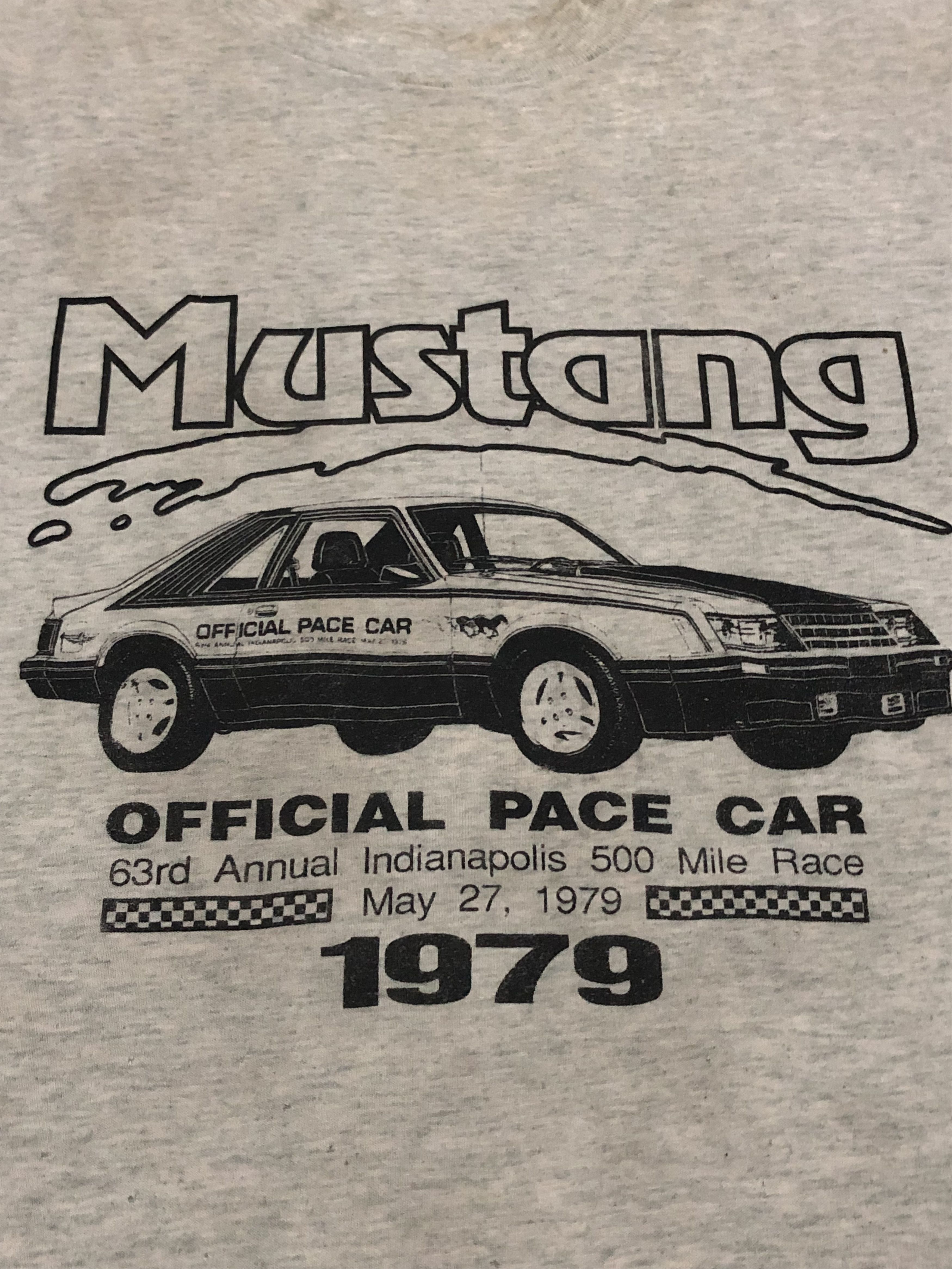 Ford × Mustang × Vintage Vintage Rare Ford Mustang Distressed/Very Worn Tshirt Size US L / EU 52-54 / 3 - 3 Thumbnail