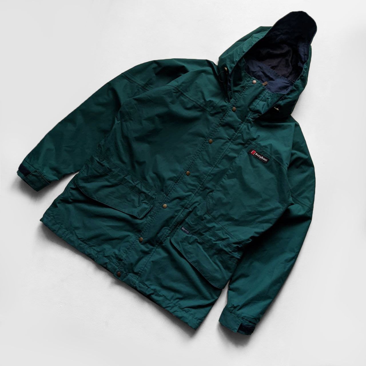 Vintage Berghaus vintage membrane jacket 90s aquafoil green | Grailed
