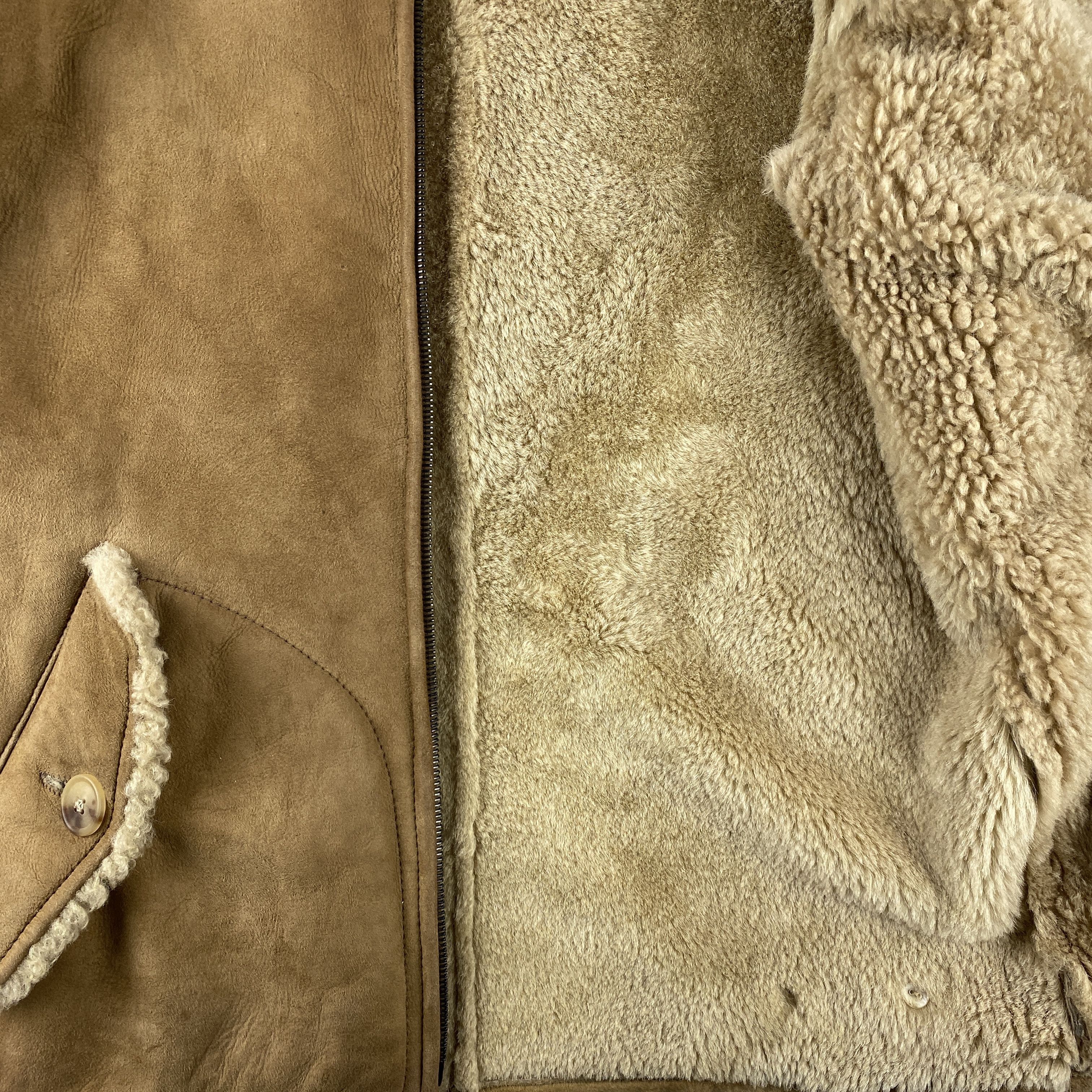 A.P.C. APC Brown Shearling Jacket Size US XS / EU 42 / 0 - 3 Thumbnail