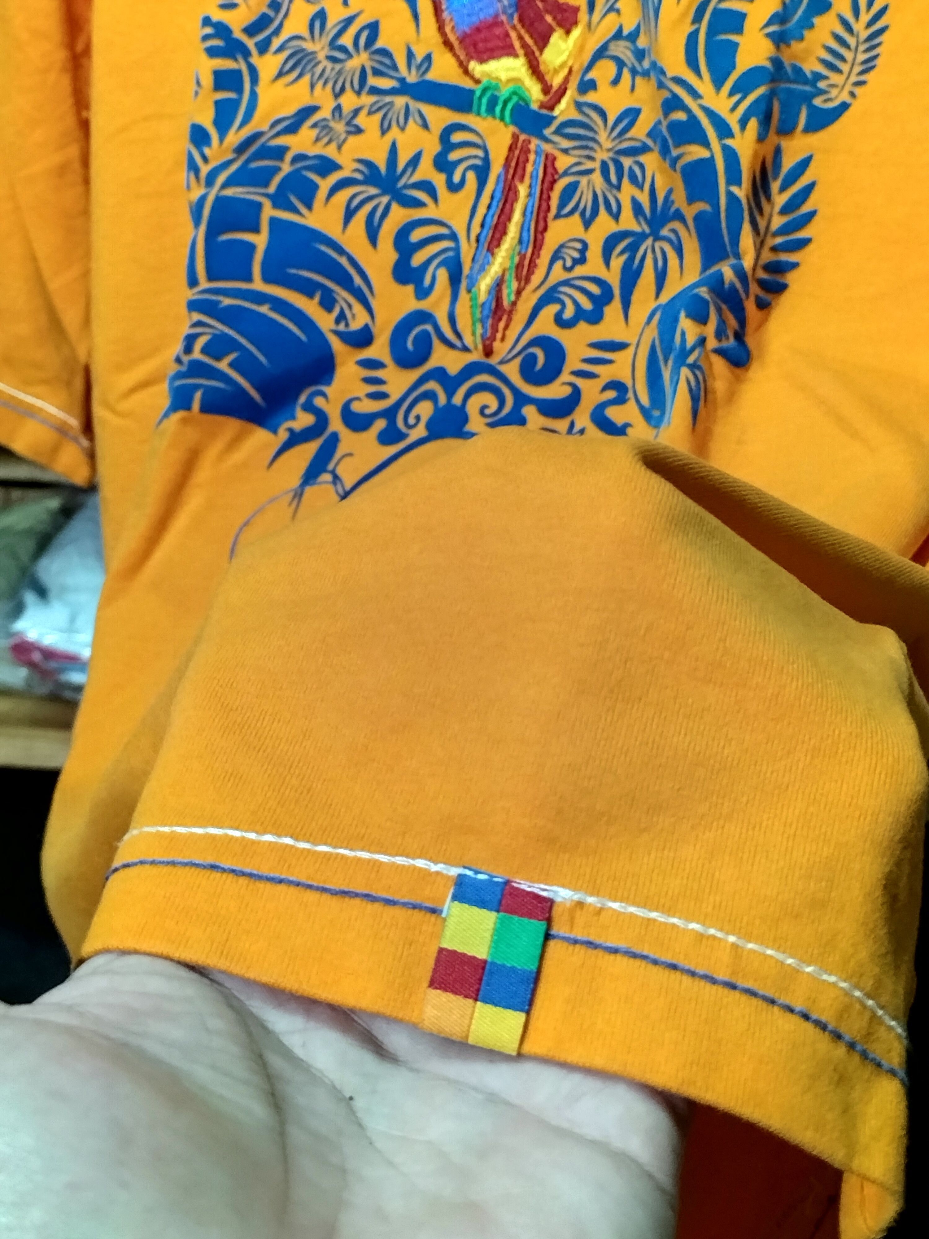 Coogi Coogi V Neck Embroidery x blue Velvet Design Hawaii fashion Size US XL / EU 56 / 4 - 6 Thumbnail