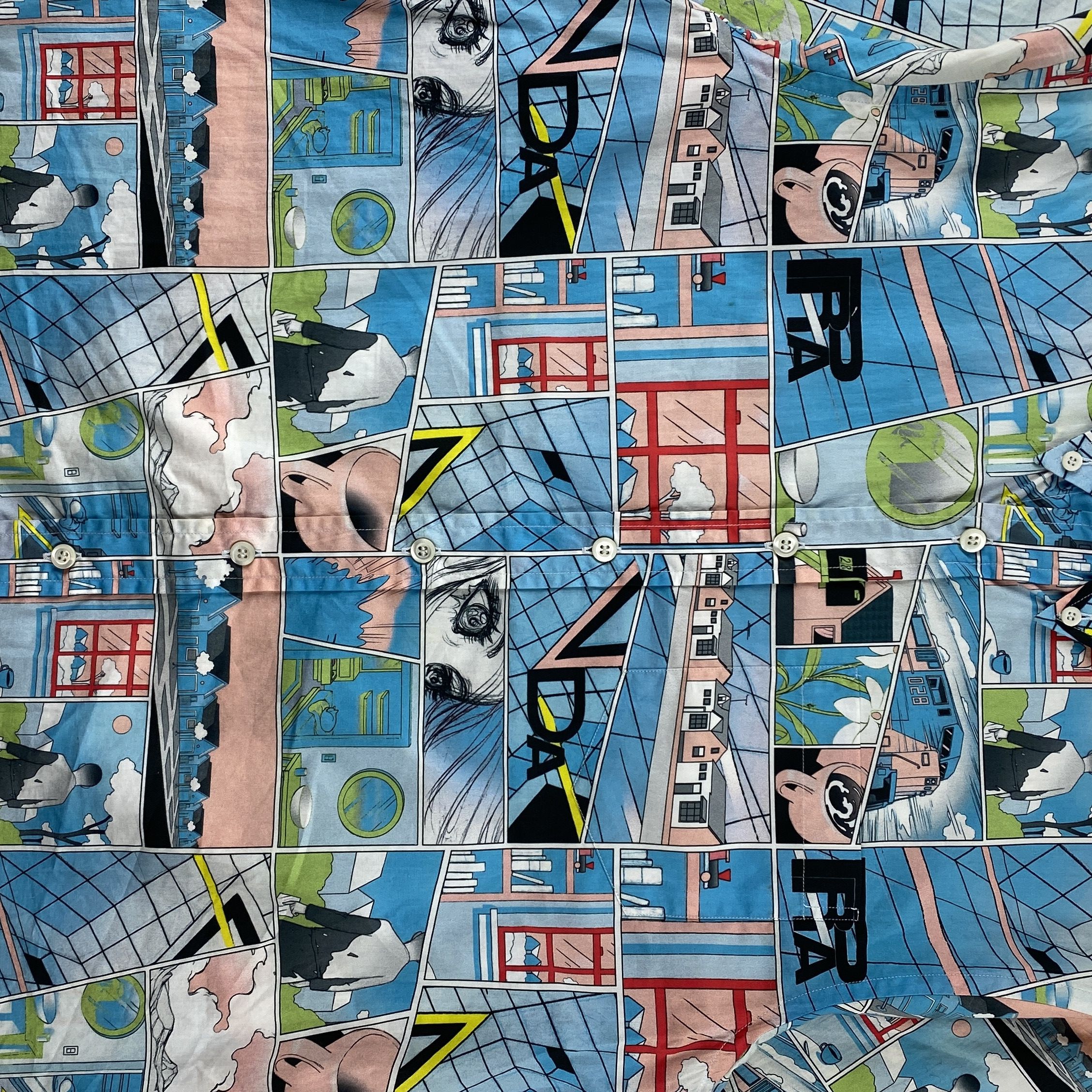 Prada Prada Cartoon Short-Sleeve Shirt Size US L / EU 52-54 / 3 - 2 Thumbnail