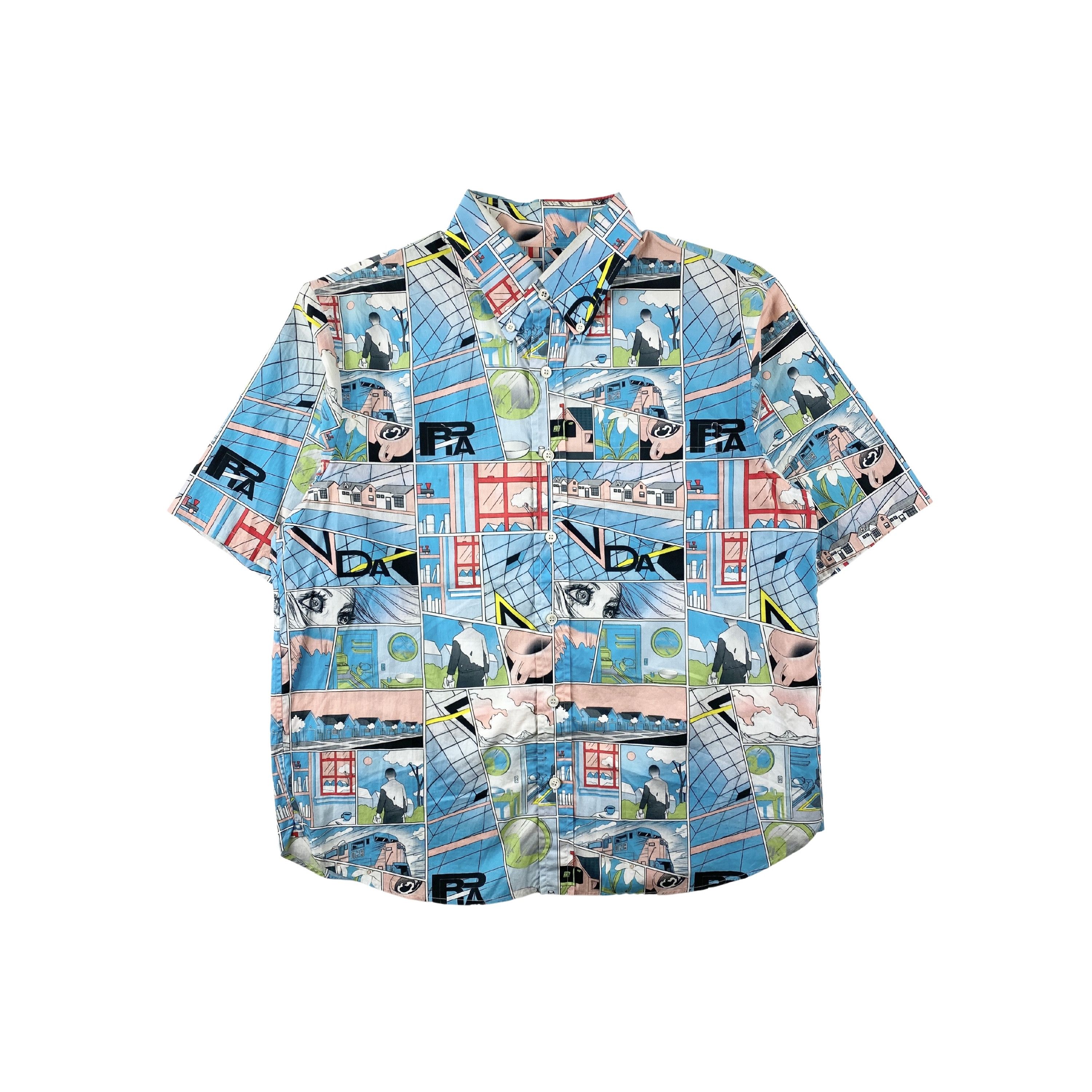 Prada Prada Cartoon Short-Sleeve Shirt Size US L / EU 52-54 / 3 - 1 Thumbnail