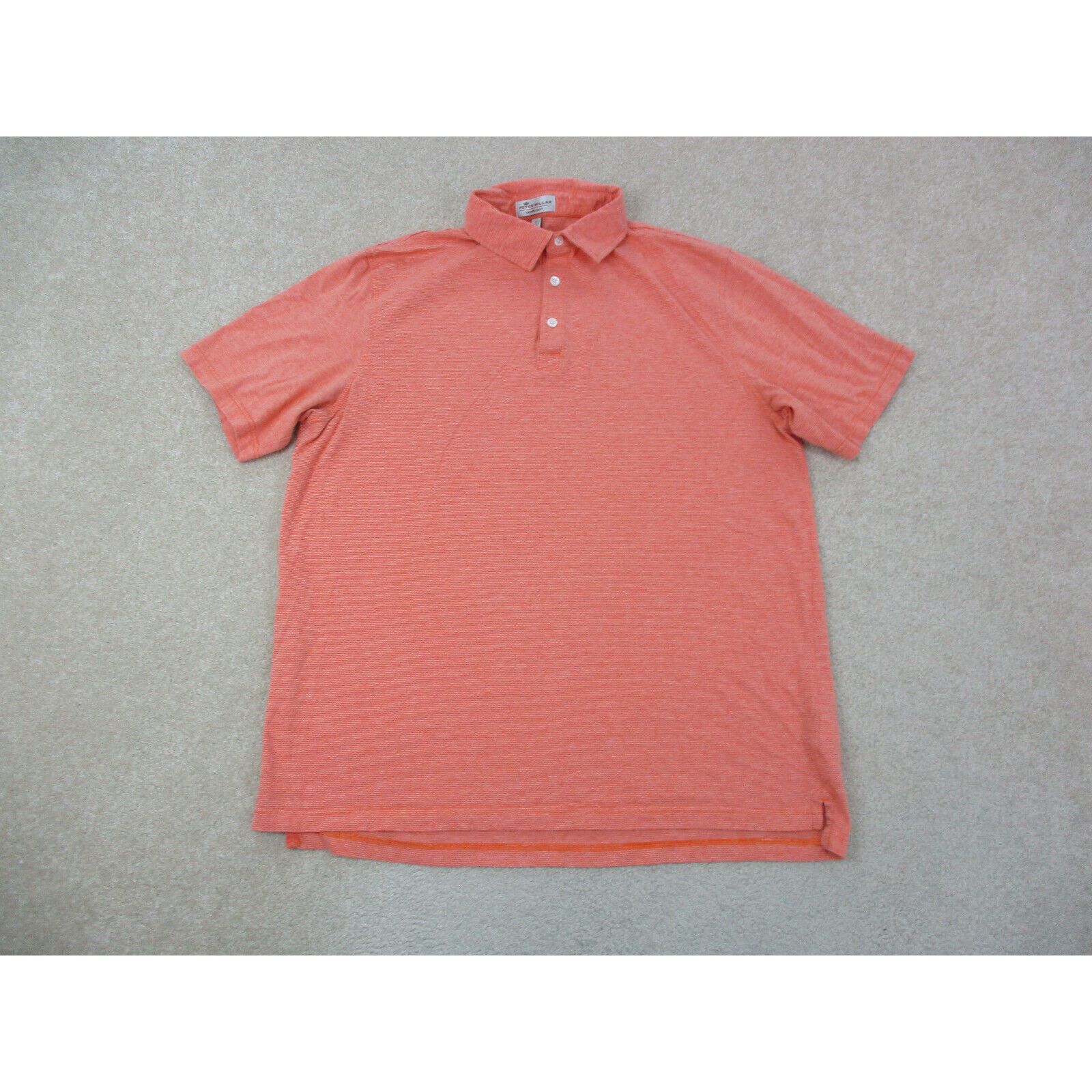 Peter Millar Peter Millar Polo Shirt Adult Large Orange Crown Soft ...