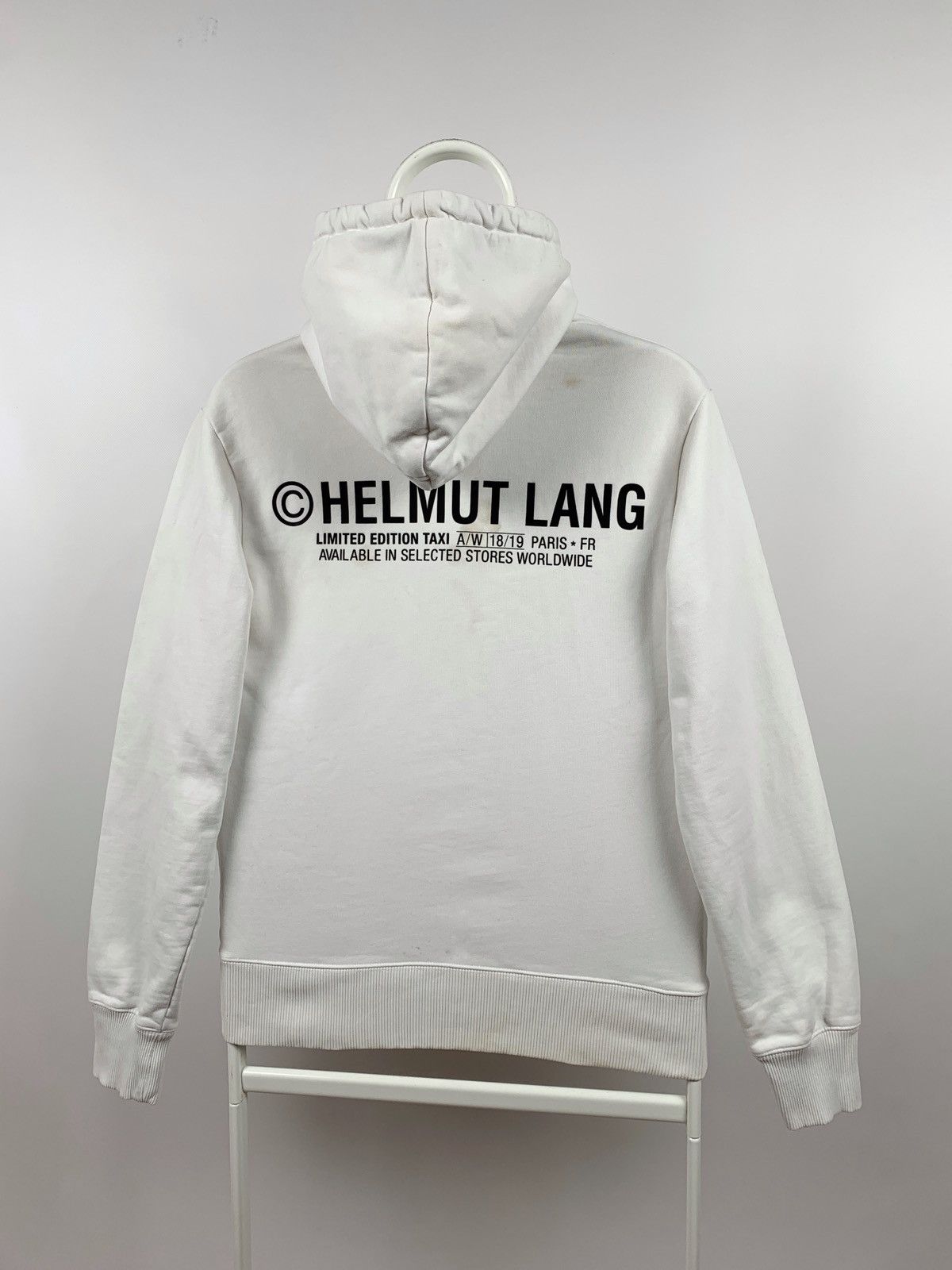 Helmut Lang Helmut Lang Taxi Limited Edition Distressed Hoodie Size US XS / EU 42 / 0 - 2 Thumbnail