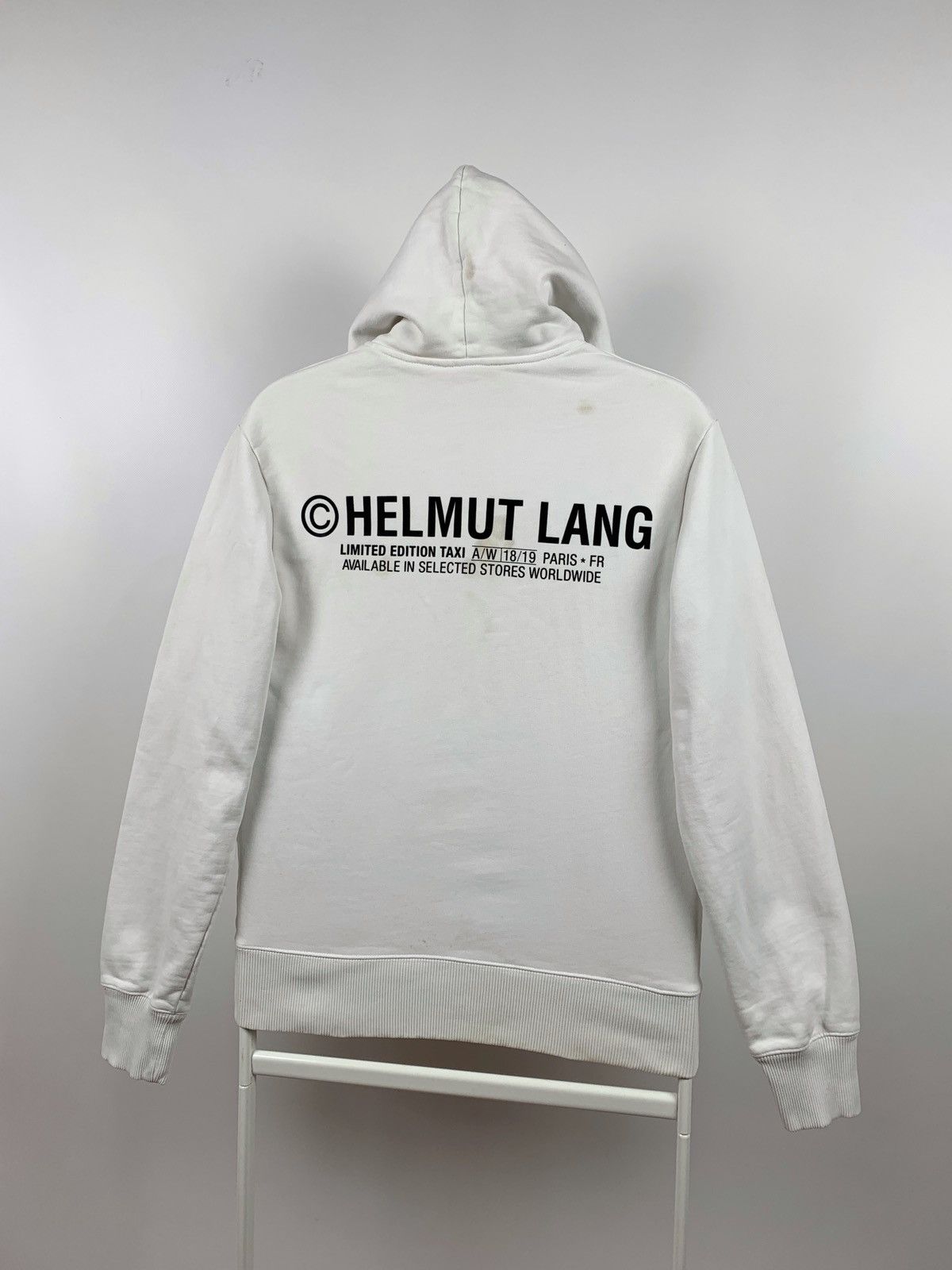 Helmut Lang Helmut Lang Taxi Limited Edition Distressed Hoodie Size US XS / EU 42 / 0 - 4 Thumbnail