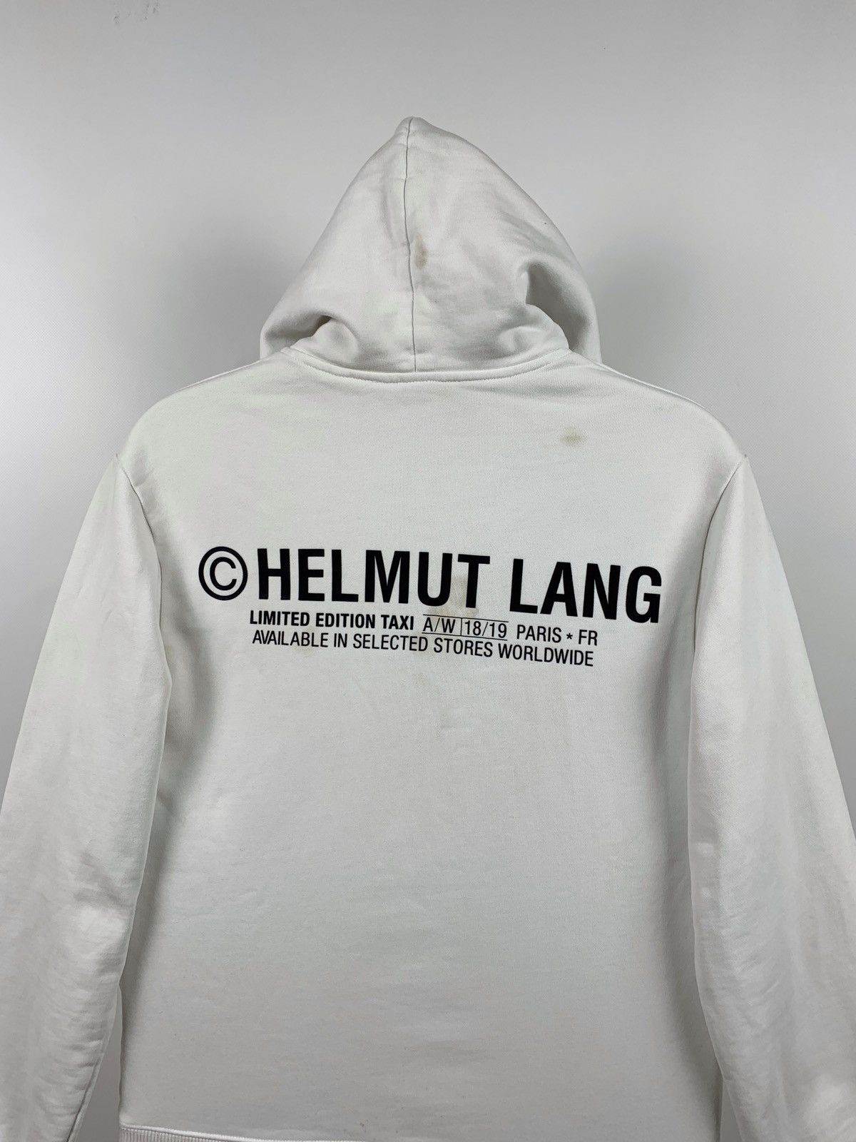 Helmut Lang Helmut Lang Taxi Limited Edition Distressed Hoodie Size US XS / EU 42 / 0 - 6 Thumbnail