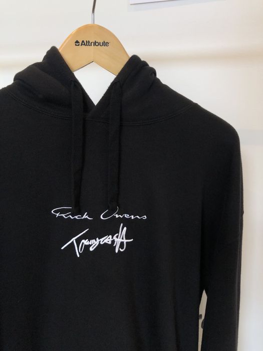 Rick owens tommy online cash hoodie