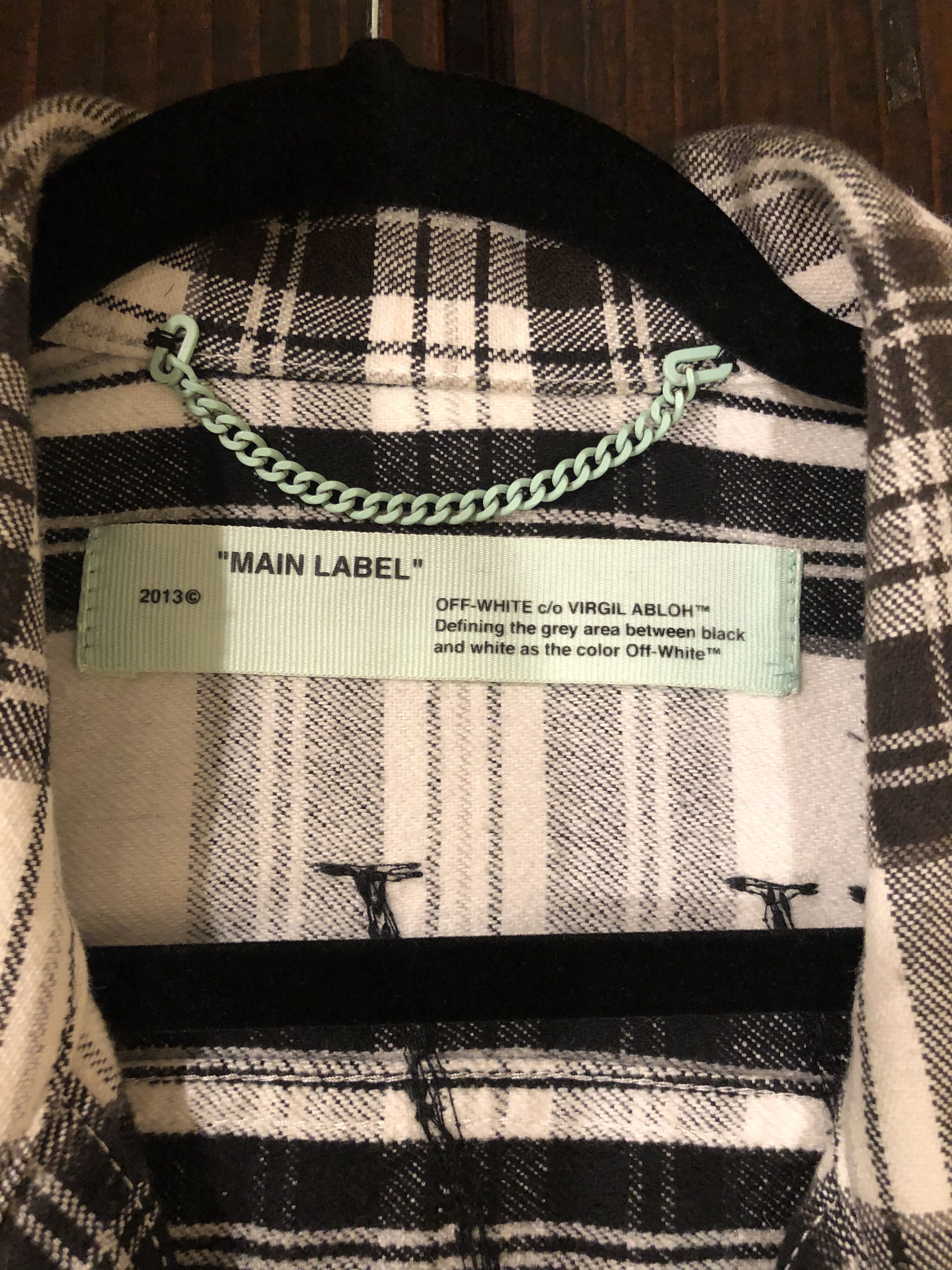 Off-White Rare Off-White Button Up Flannel Size US S / EU 44-46 / 1 - 5 Thumbnail