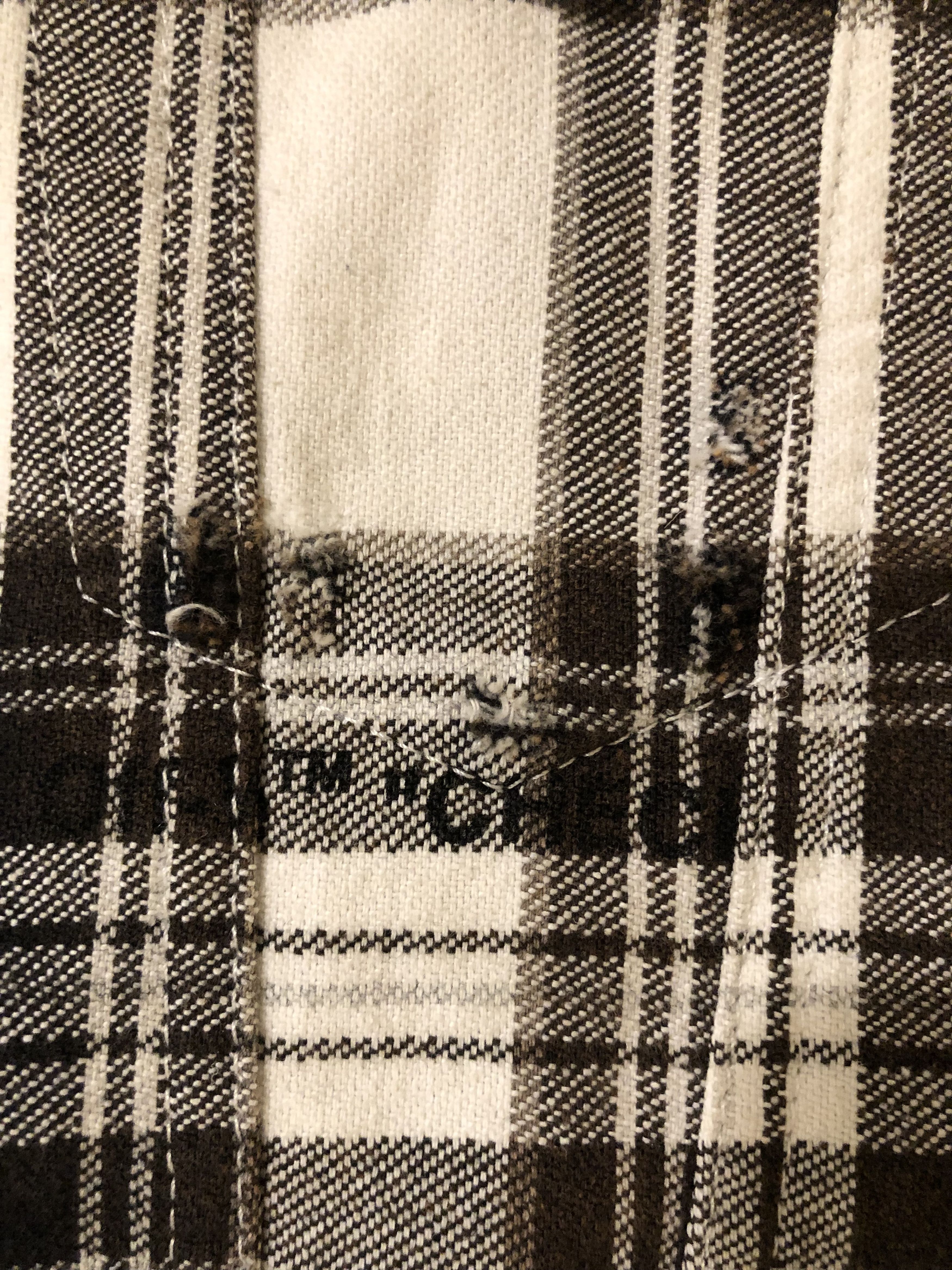 Off-White Rare Off-White Button Up Flannel Size US S / EU 44-46 / 1 - 6 Thumbnail