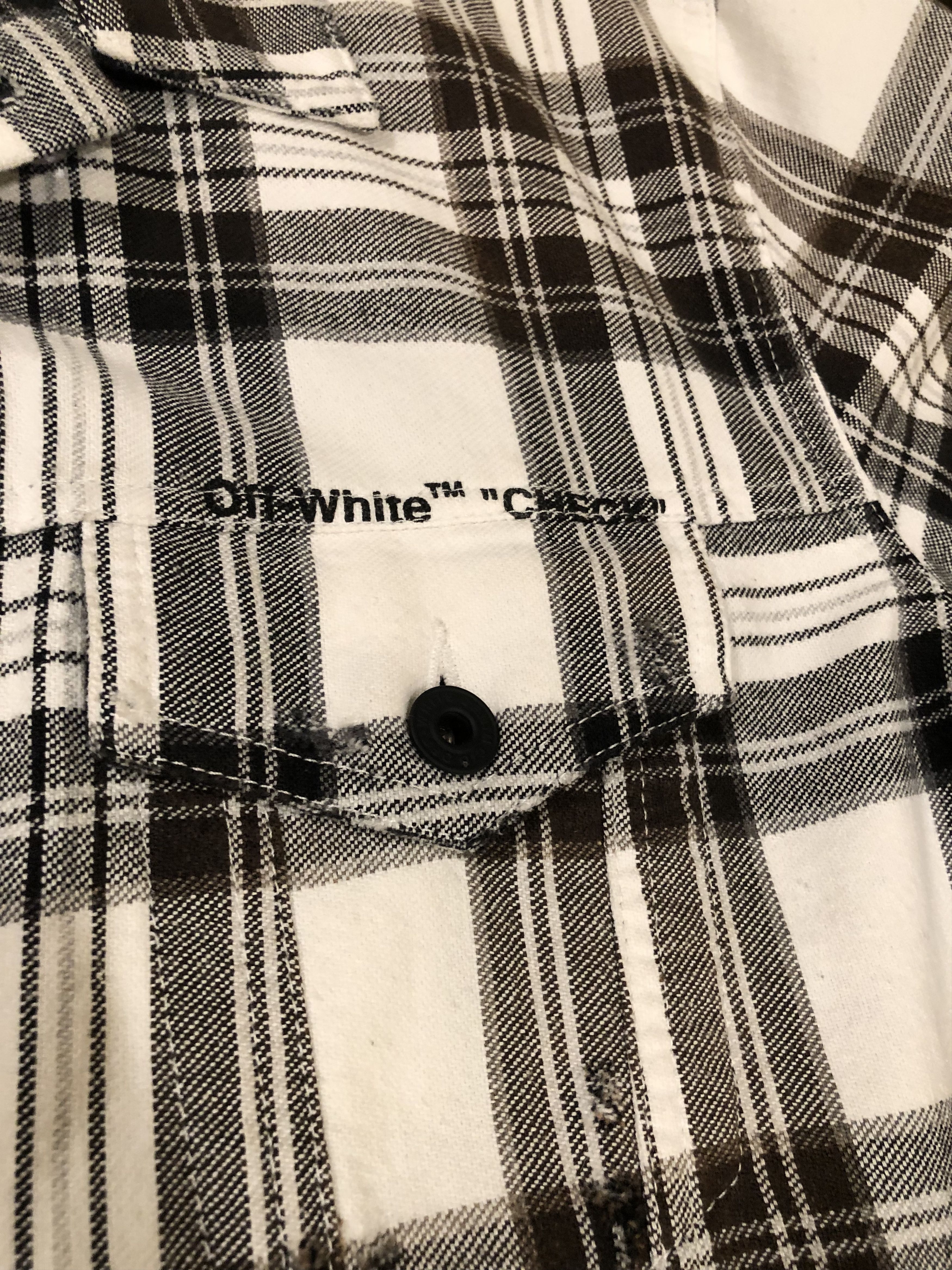 Off-White Rare Off-White Button Up Flannel Size US S / EU 44-46 / 1 - 3 Thumbnail