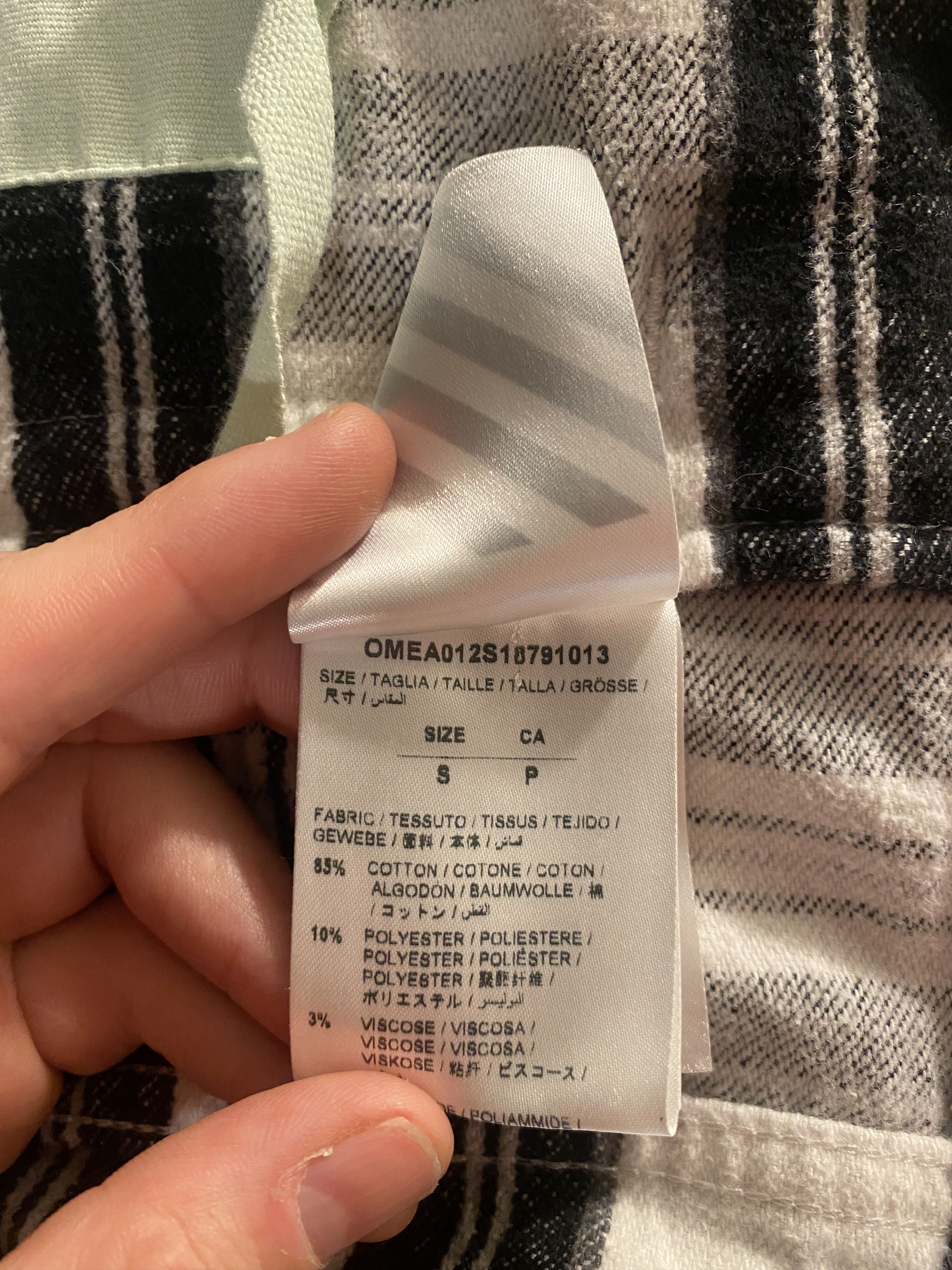 Off-White Rare Off-White Button Up Flannel Size US S / EU 44-46 / 1 - 15 Thumbnail