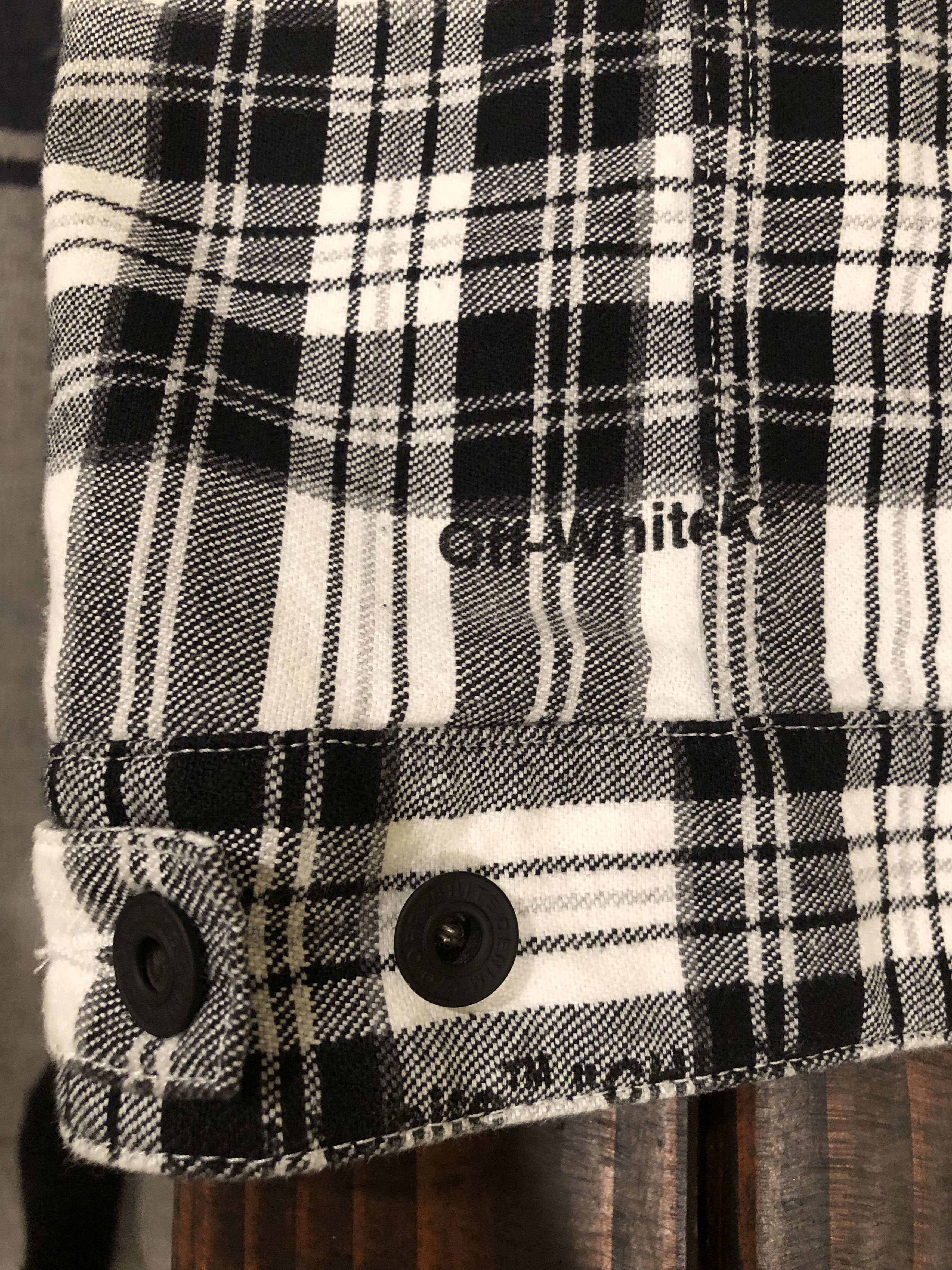 Off-White Rare Off-White Button Up Flannel Size US S / EU 44-46 / 1 - 11 Thumbnail