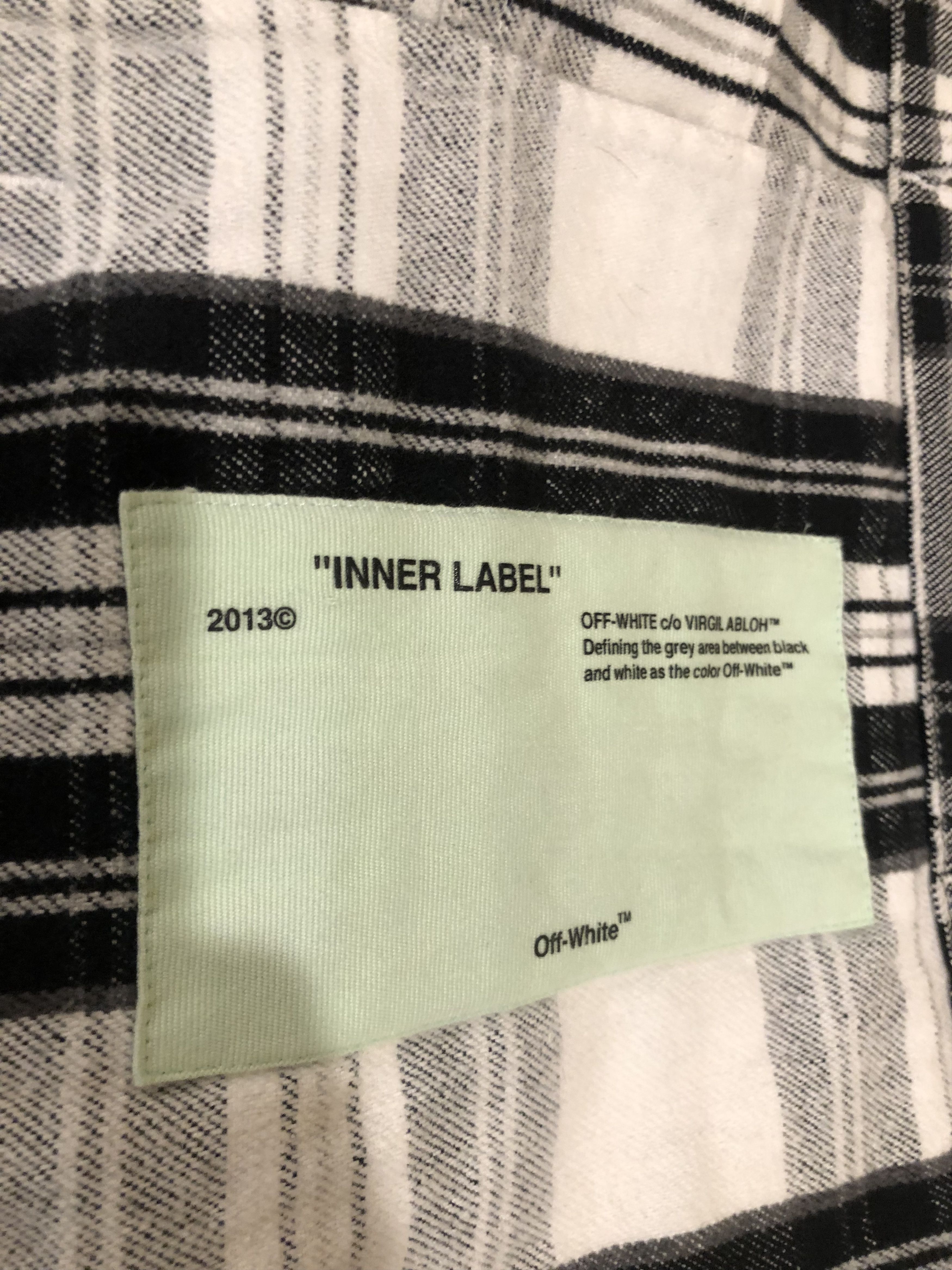 Off-White Rare Off-White Button Up Flannel Size US S / EU 44-46 / 1 - 13 Thumbnail
