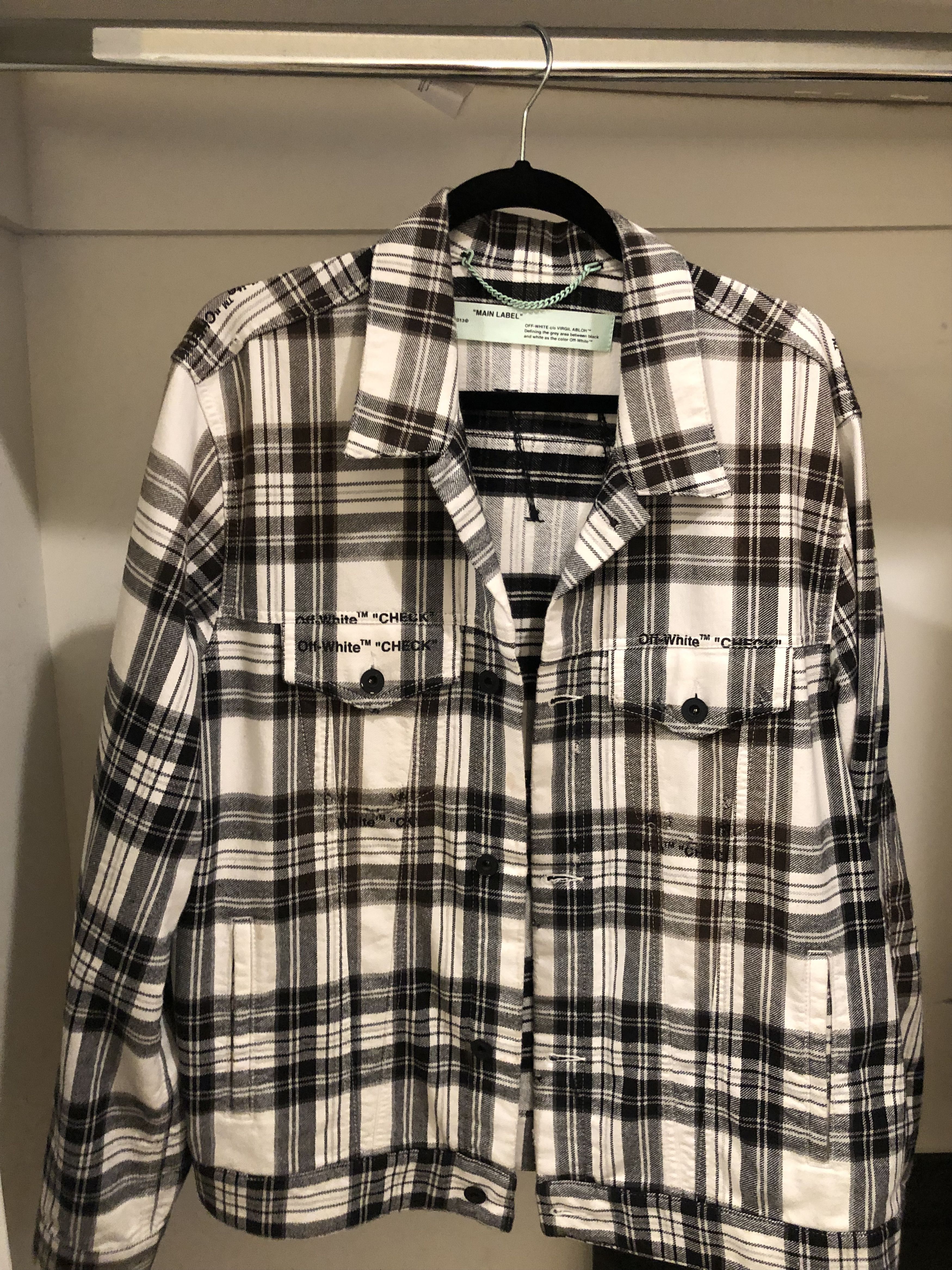 Off-White Rare Off-White Button Up Flannel Size US S / EU 44-46 / 1 - 1 Thumbnail