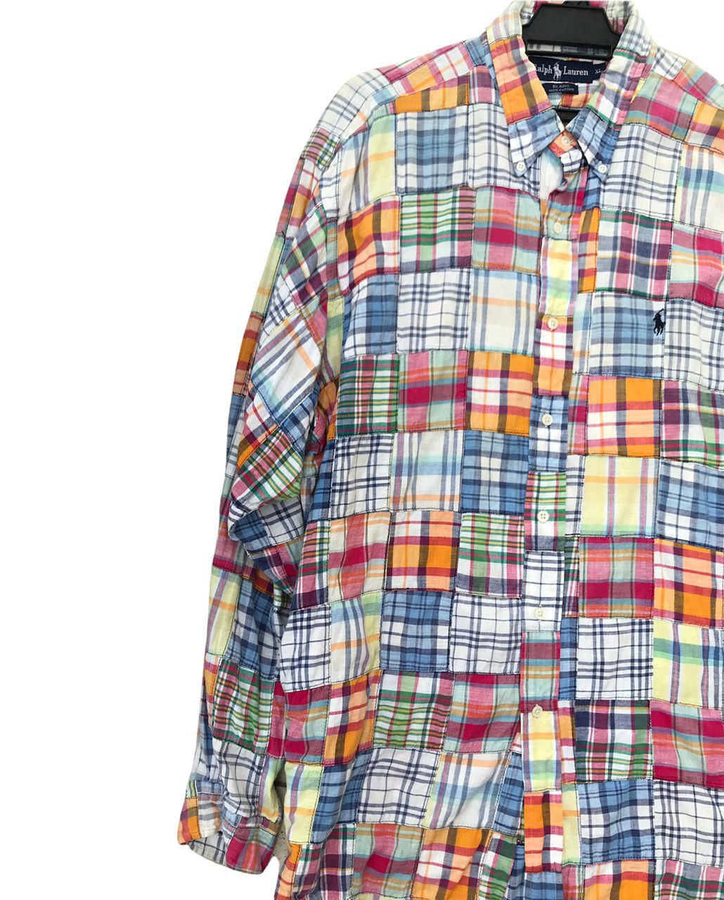 Polo Ralph Lauren Vintage Polo Ralph Lauren Patchwork Button Ups Shirt Size US XL / EU 56 / 4 - 3 Thumbnail