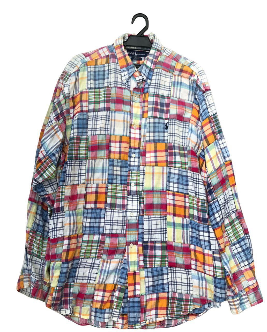 Polo Ralph Lauren Vintage Polo Ralph Lauren Patchwork Button Ups Shirt Size US XL / EU 56 / 4 - 1 Thumbnail