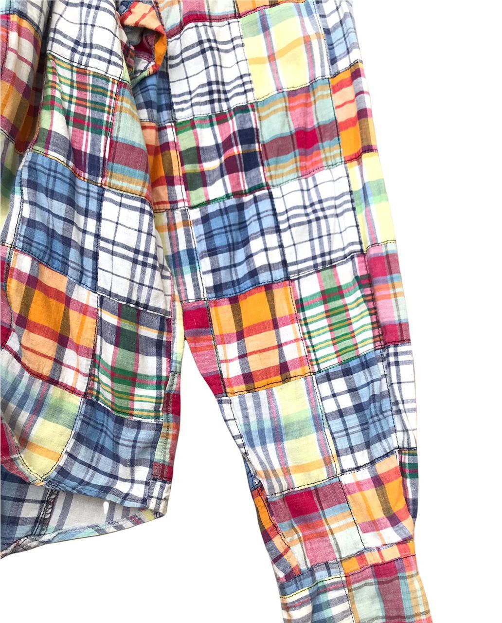 Polo Ralph Lauren Vintage Polo Ralph Lauren Patchwork Button Ups Shirt Size US XL / EU 56 / 4 - 8 Thumbnail