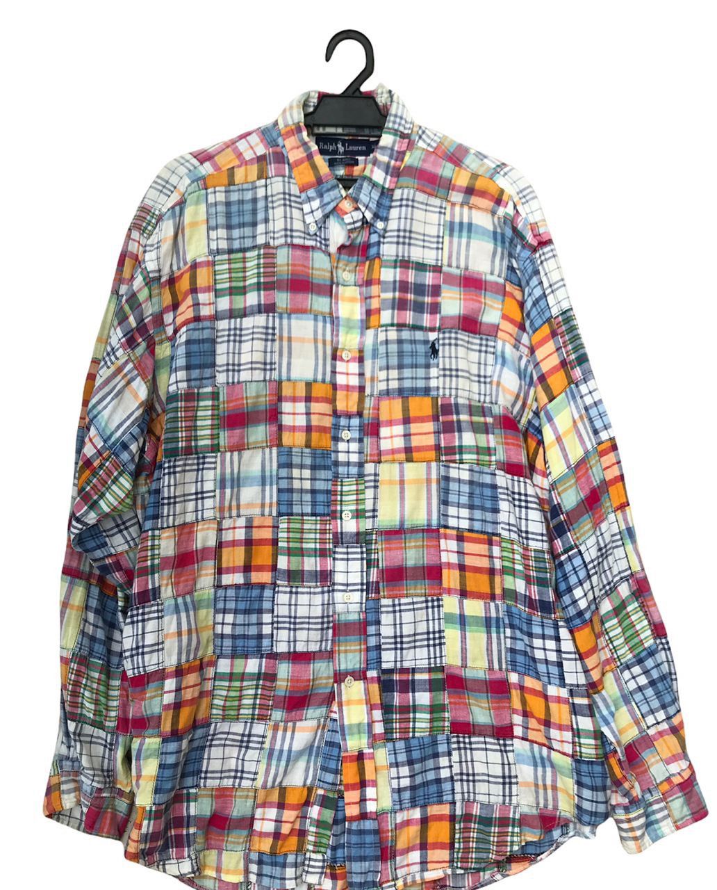 Polo Ralph Lauren Vintage Polo Ralph Lauren Patchwork Button Ups Shirt Size US XL / EU 56 / 4 - 9 Thumbnail