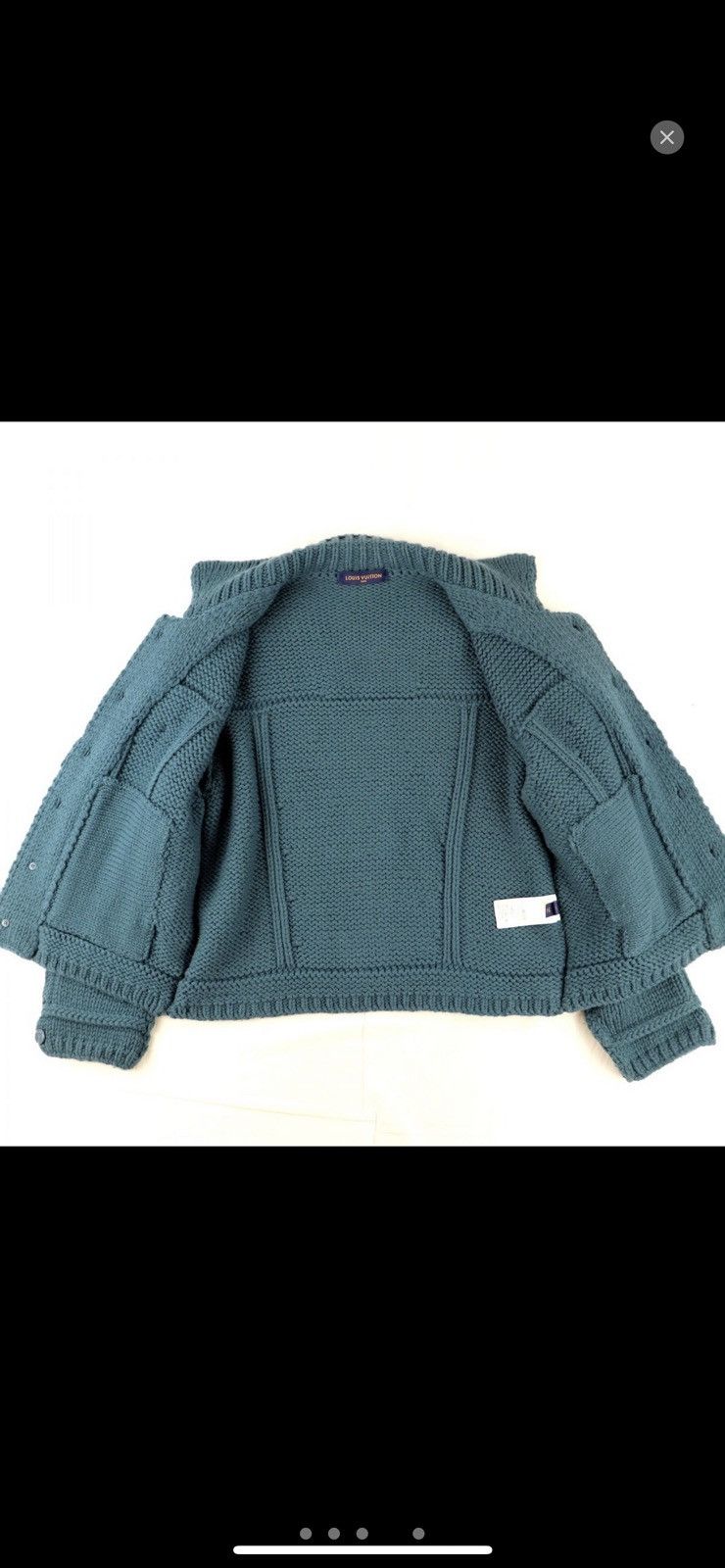 Louis Vuitton SS21 Knit trucker jacket (Virgil’s second SS show) Size US L / EU 52-54 / 3 - 4 Thumbnail