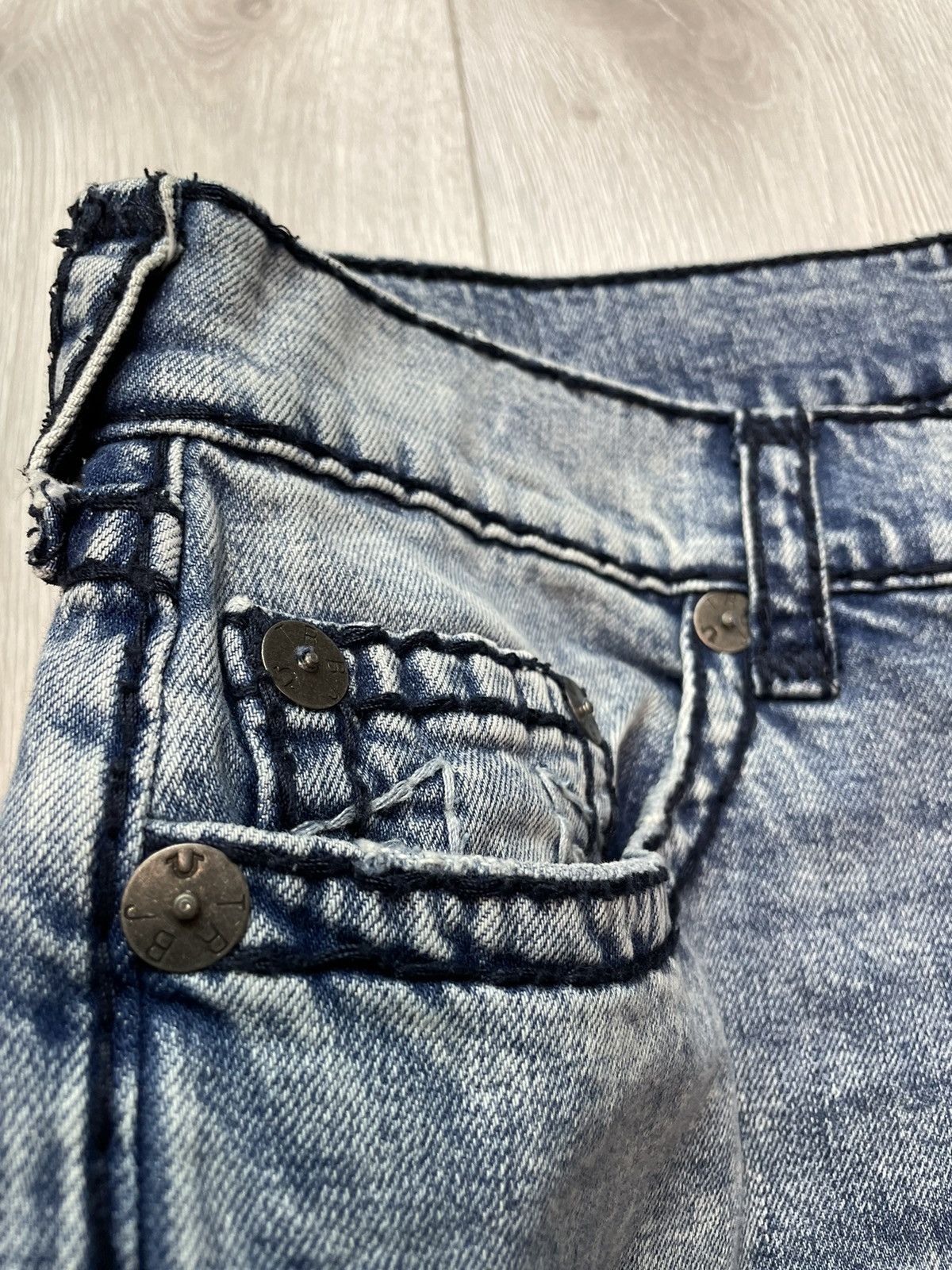 True Religion × Vintage True Religion Cool Distressed Vintage Jeans Size US 36 / EU 52 - 12 Thumbnail