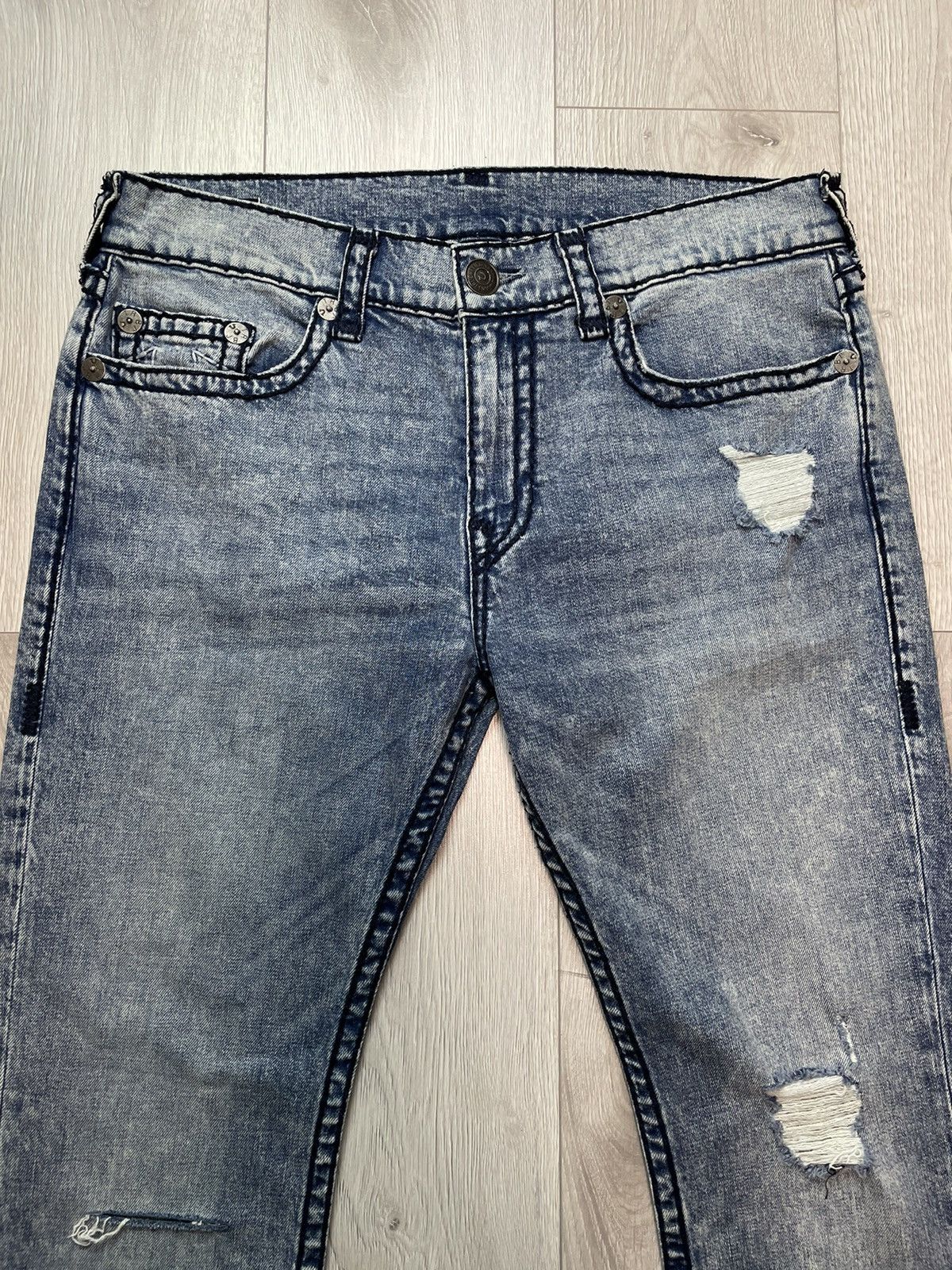 True Religion × Vintage True Religion Cool Distressed Vintage Jeans Size US 36 / EU 52 - 5 Thumbnail