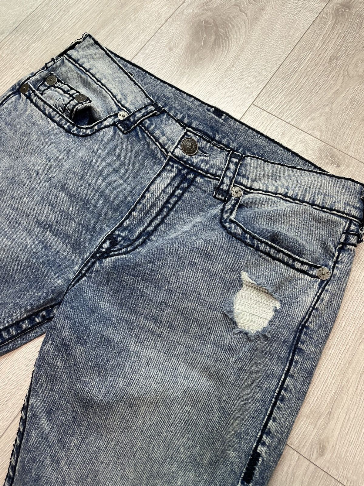True Religion × Vintage True Religion Cool Distressed Vintage Jeans Size US 36 / EU 52 - 7 Thumbnail