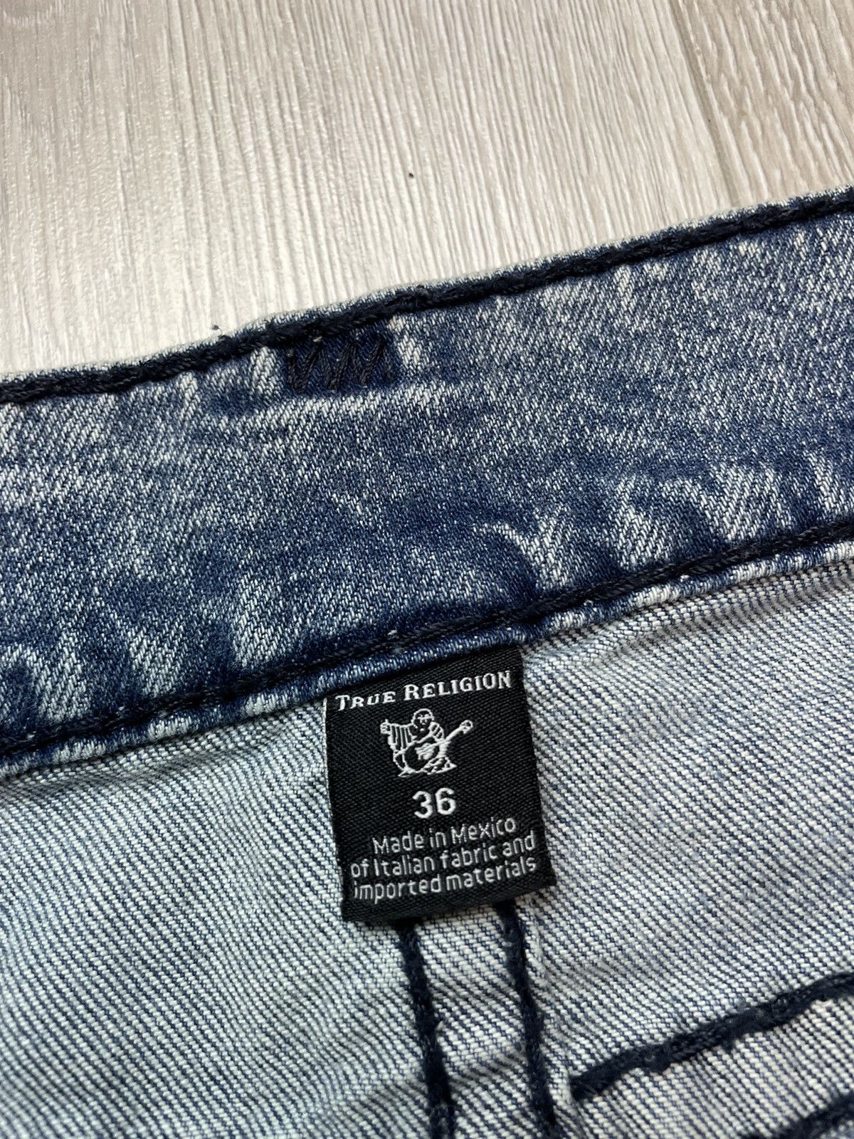 True Religion × Vintage True Religion Cool Distressed Vintage Jeans Size US 36 / EU 52 - 14 Thumbnail