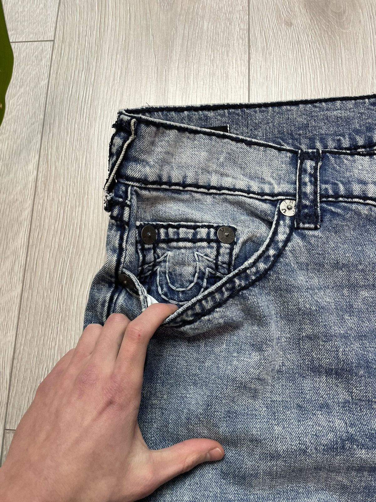 True Religion × Vintage True Religion Cool Distressed Vintage Jeans Size US 36 / EU 52 - 6 Thumbnail