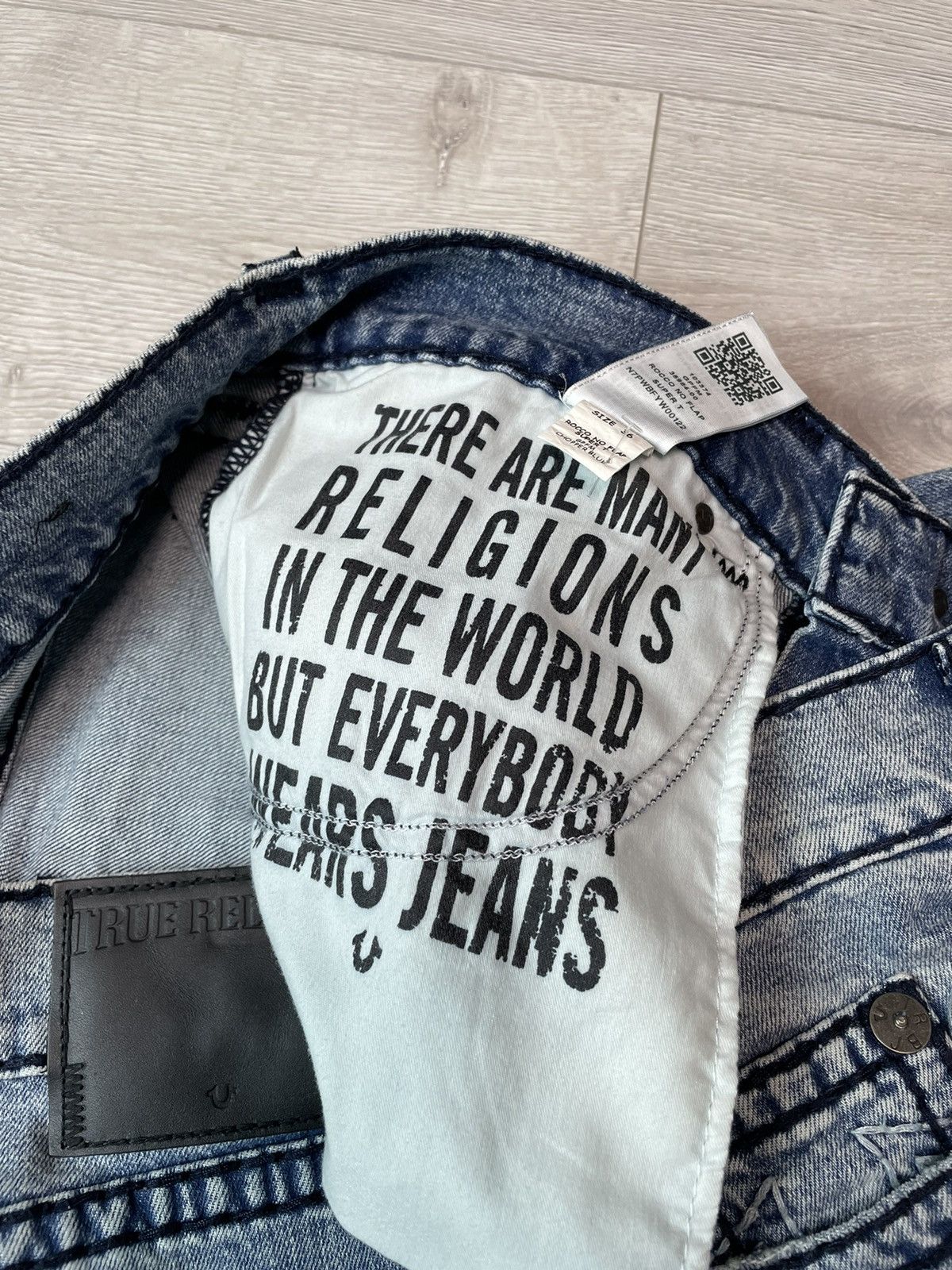 True Religion × Vintage True Religion Cool Distressed Vintage Jeans Size US 36 / EU 52 - 15 Thumbnail
