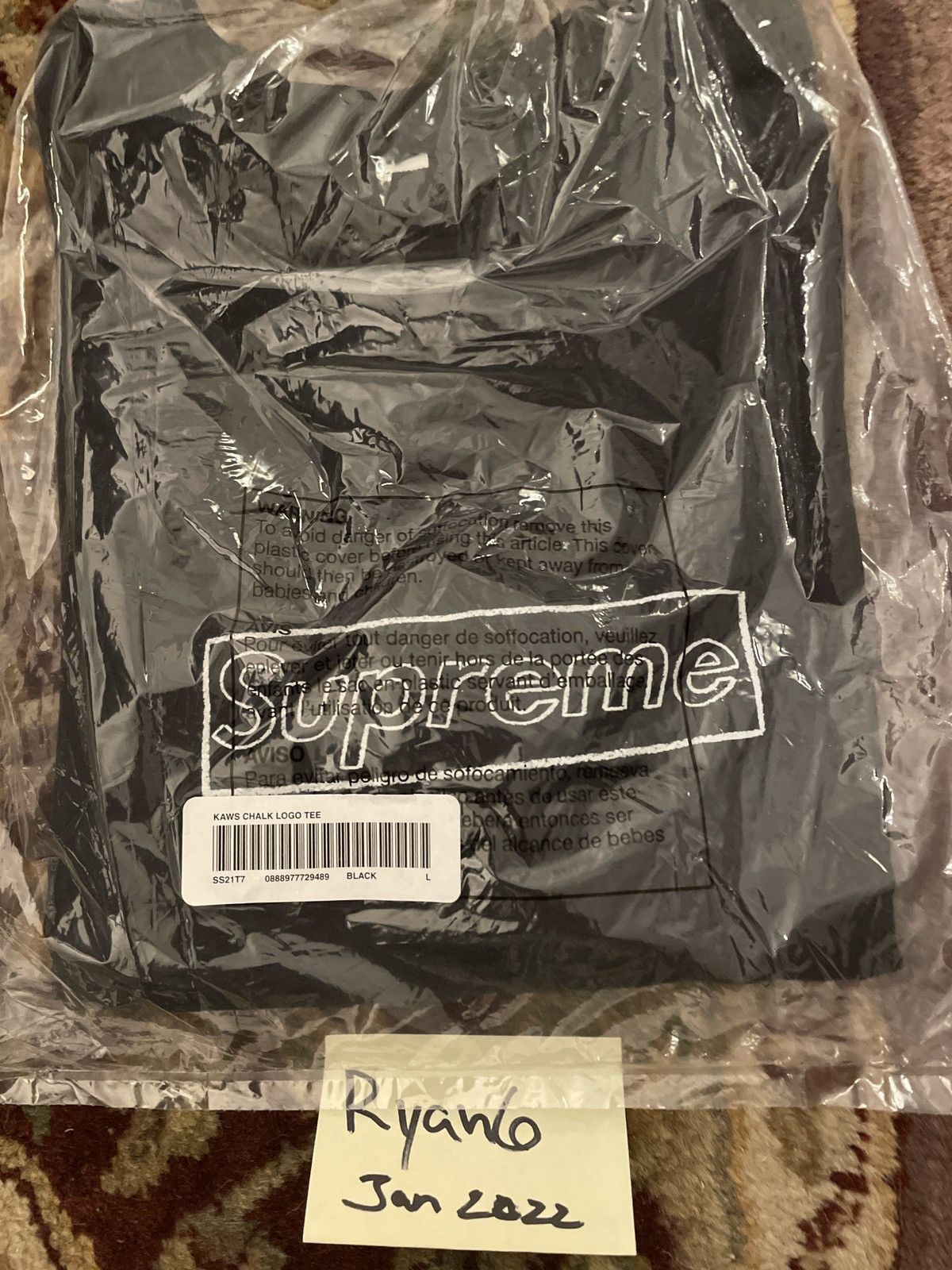 Kaws × Supreme Supreme x KAWS Chalk Box Logo T-Shirt Size US L / EU 52-54 / 3 - 2 Thumbnail